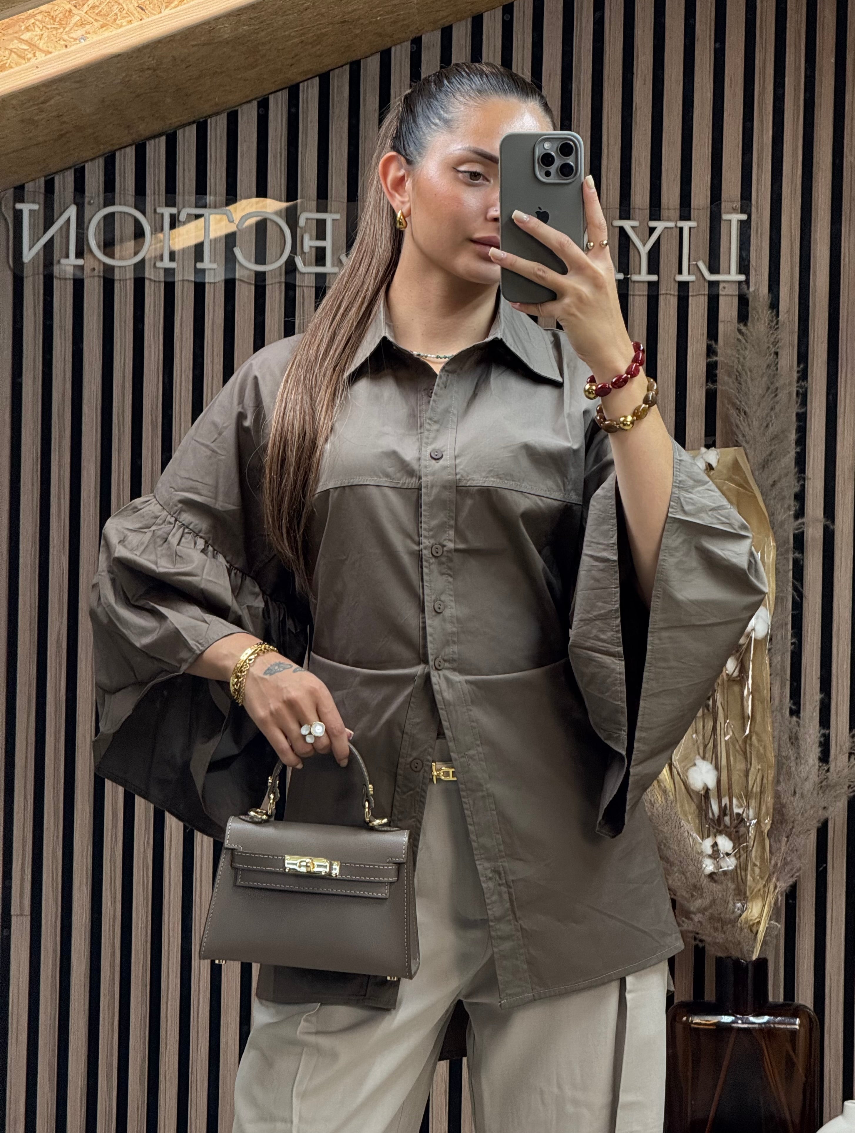Chemise Jana Taupe
