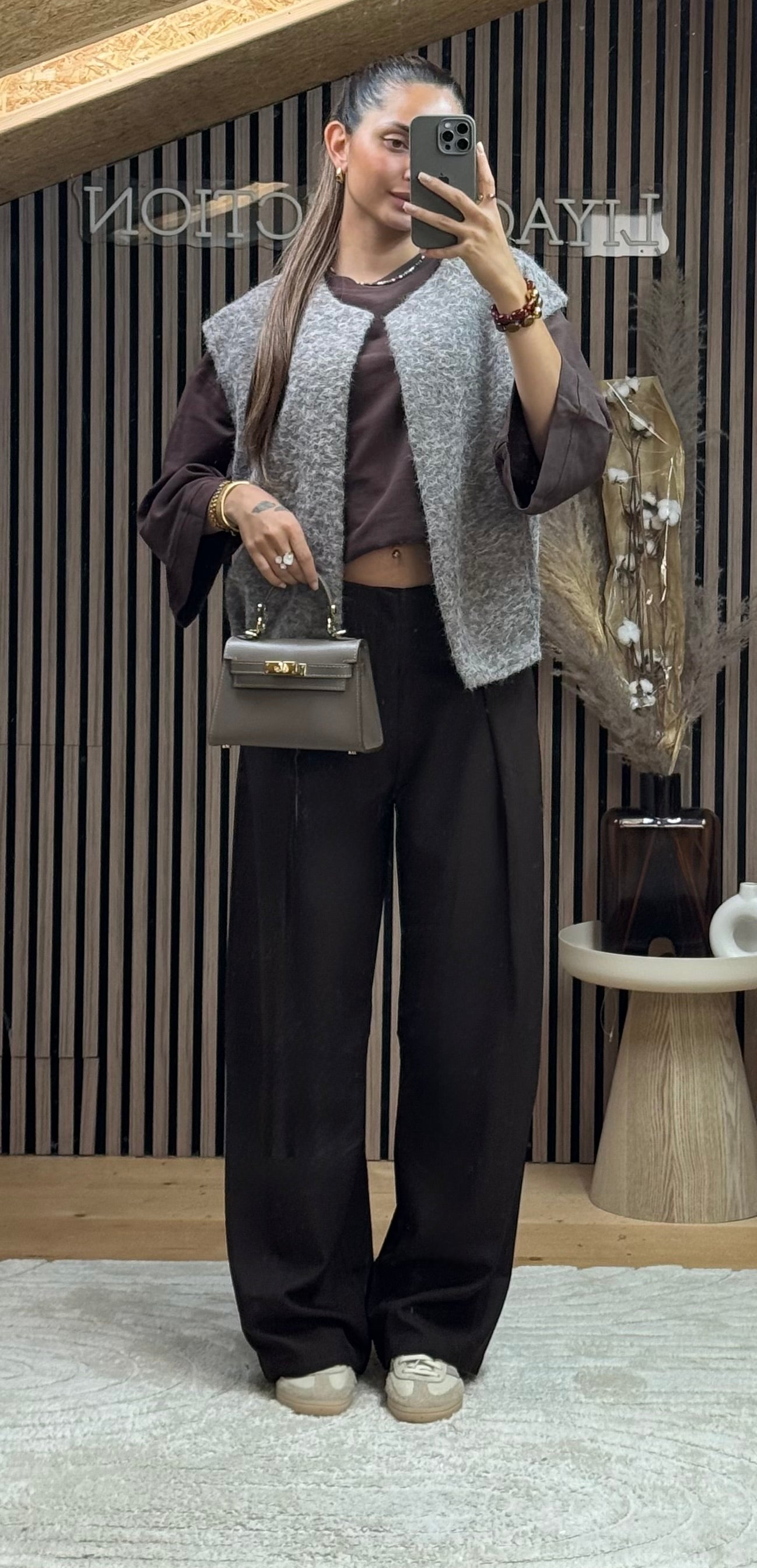 Pantalon Coraline Marron Foncé