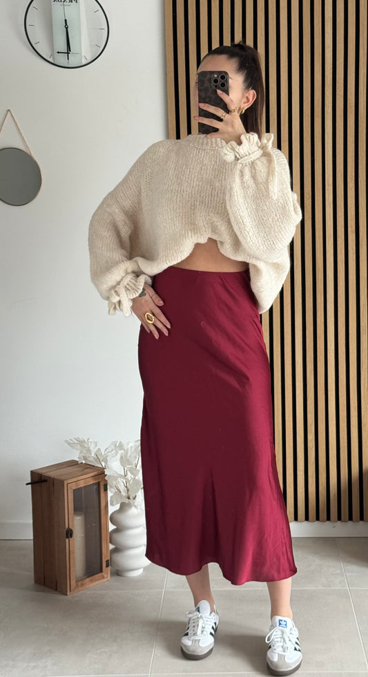Jupe Etyana Bordeaux