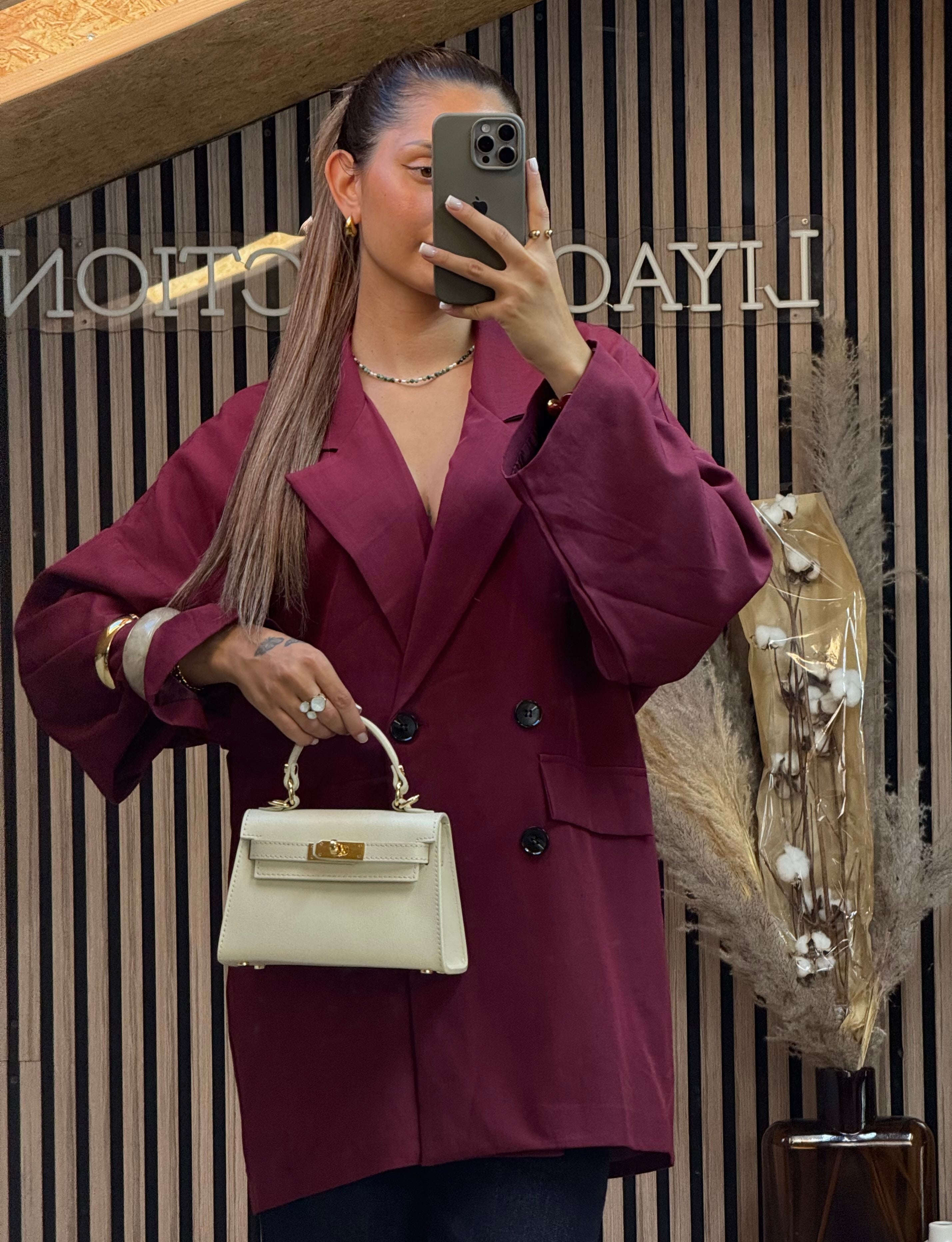 Blazer Nayara Bordeaux