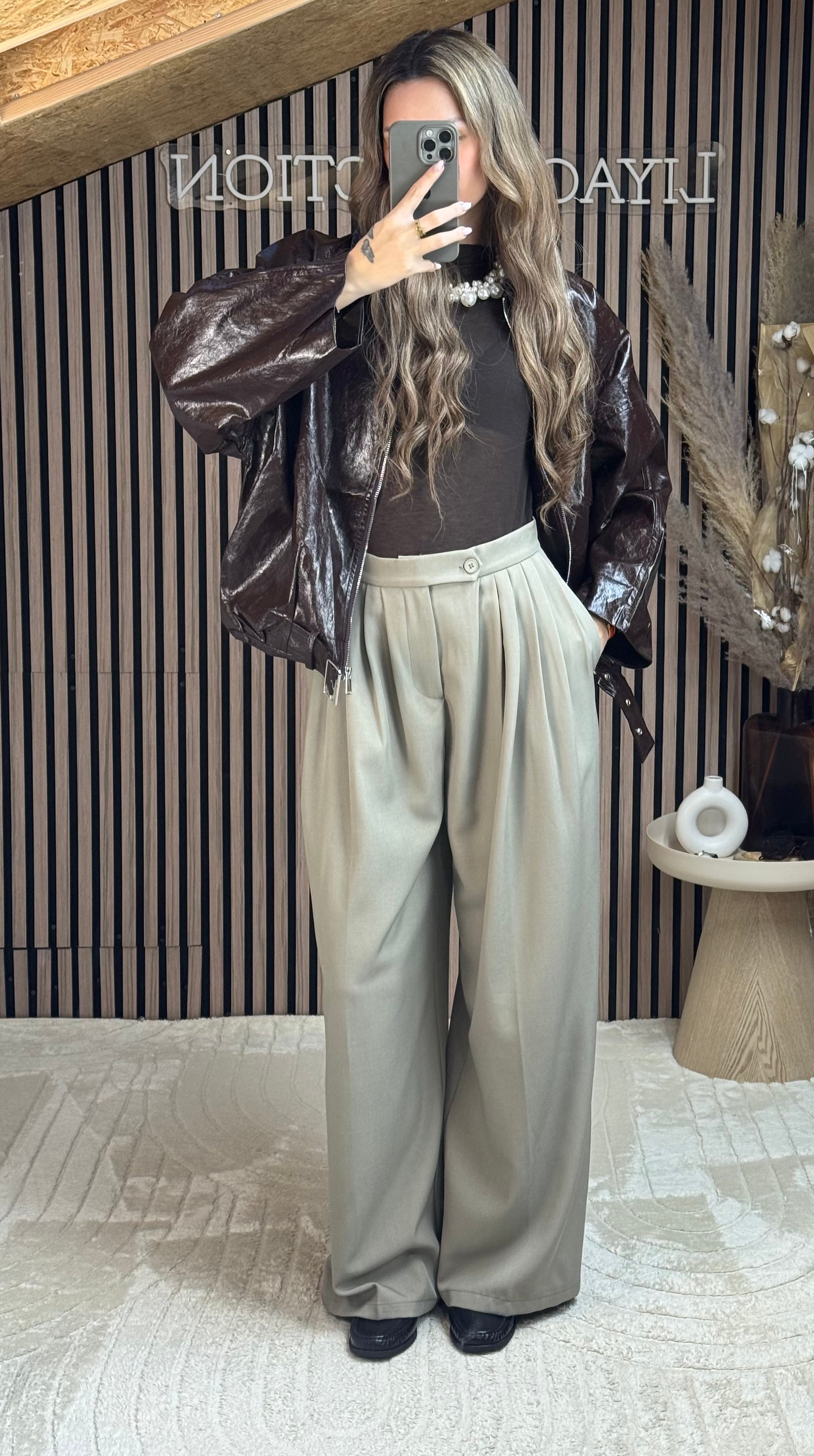 Pantalon Lucee Taupe