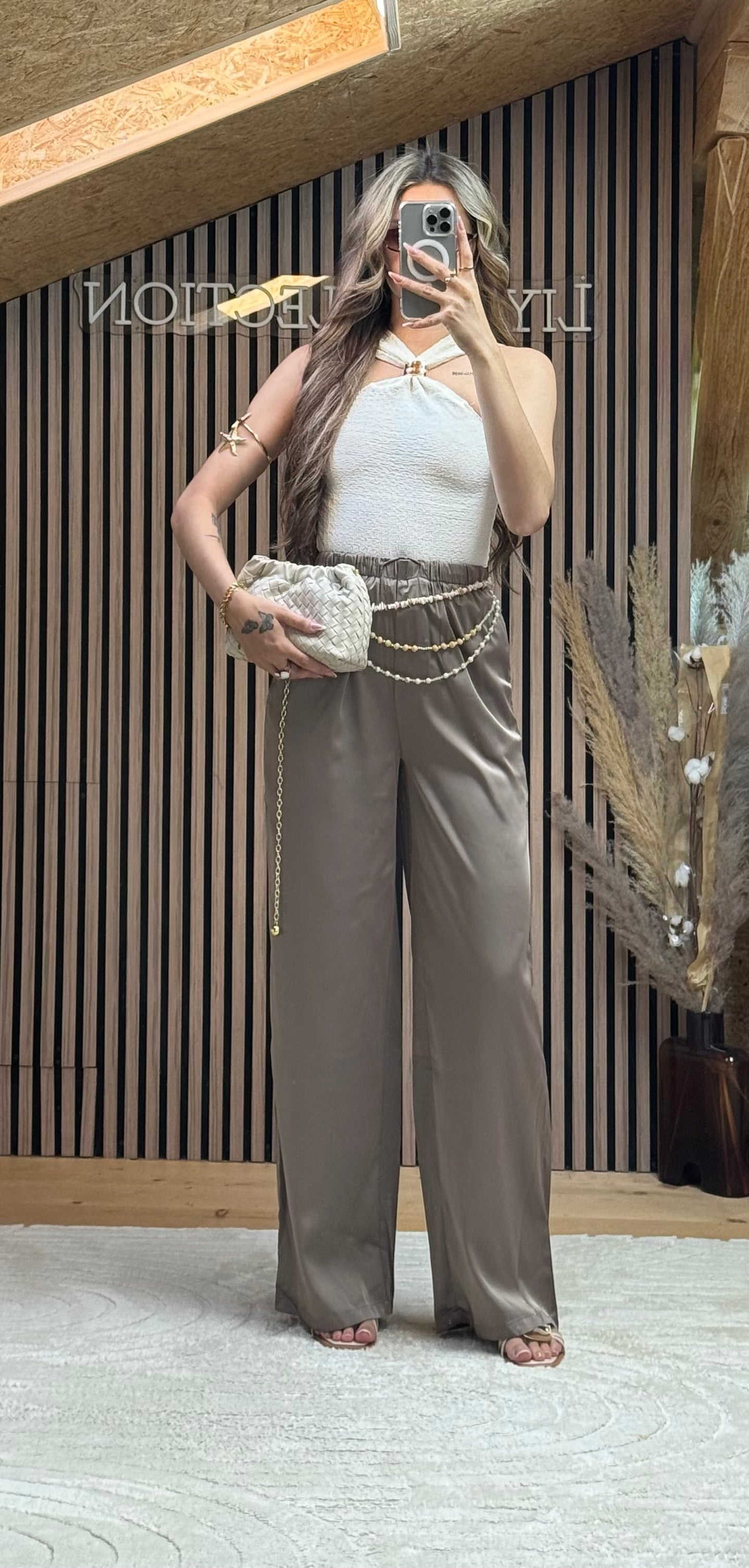 Pantalon Satin