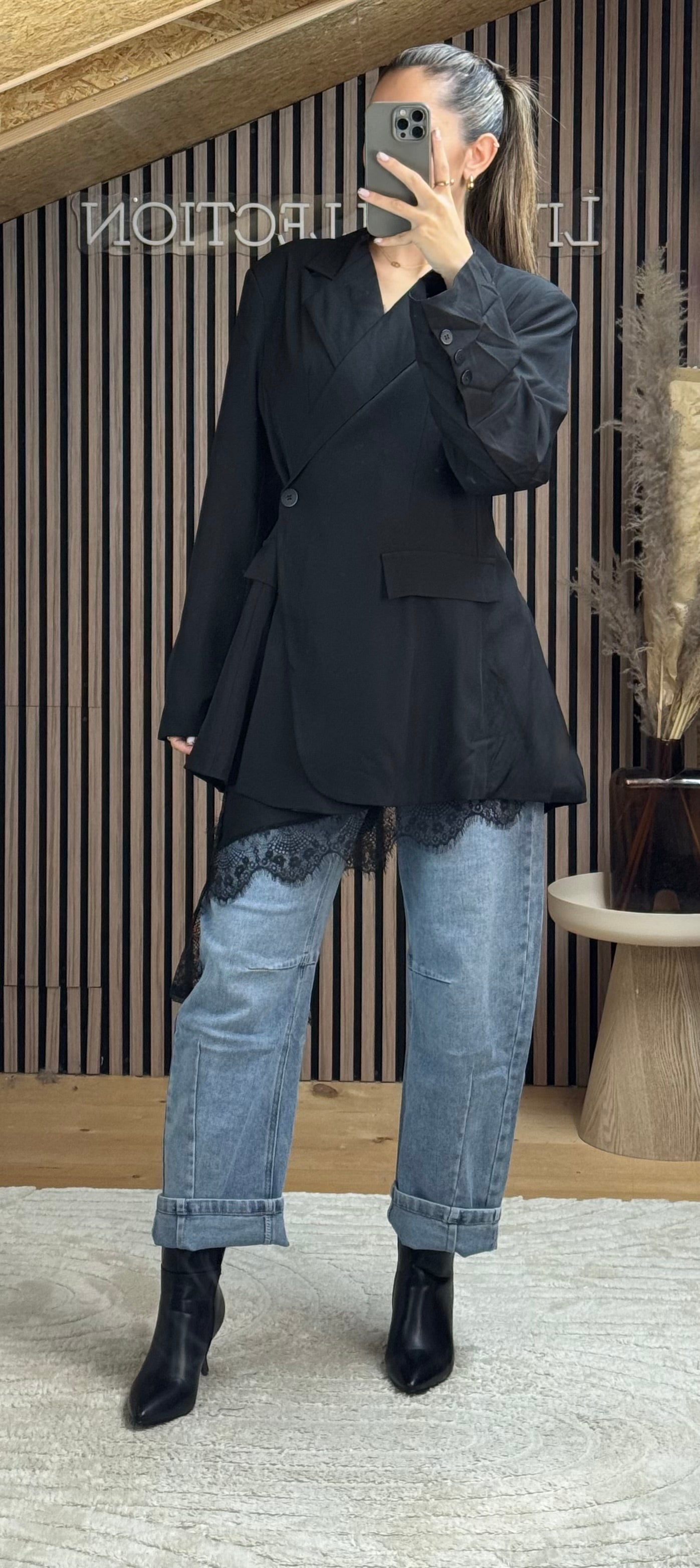 Pantalon Ballon Bleu Clair