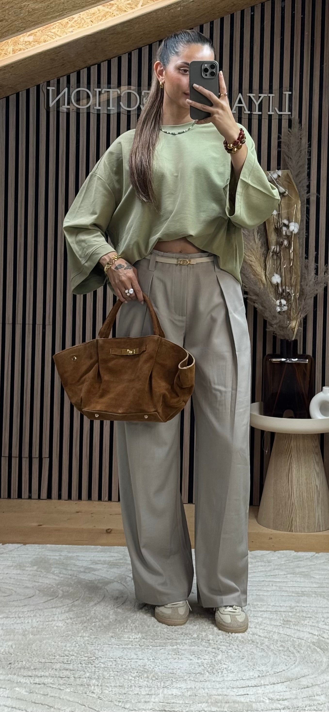 Pull Carole Kaki Clair