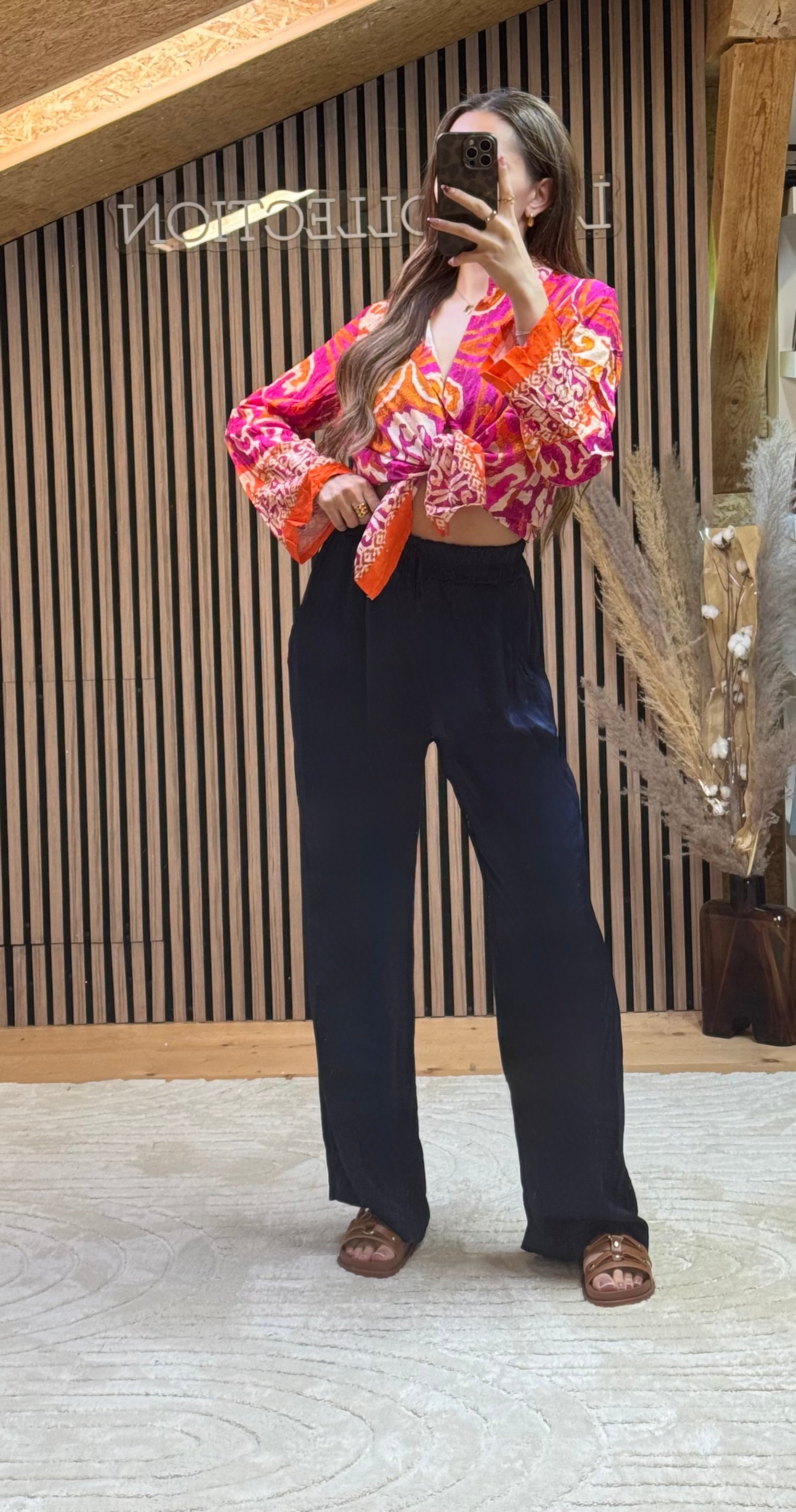 Pantalon Loane Bleu Marine
