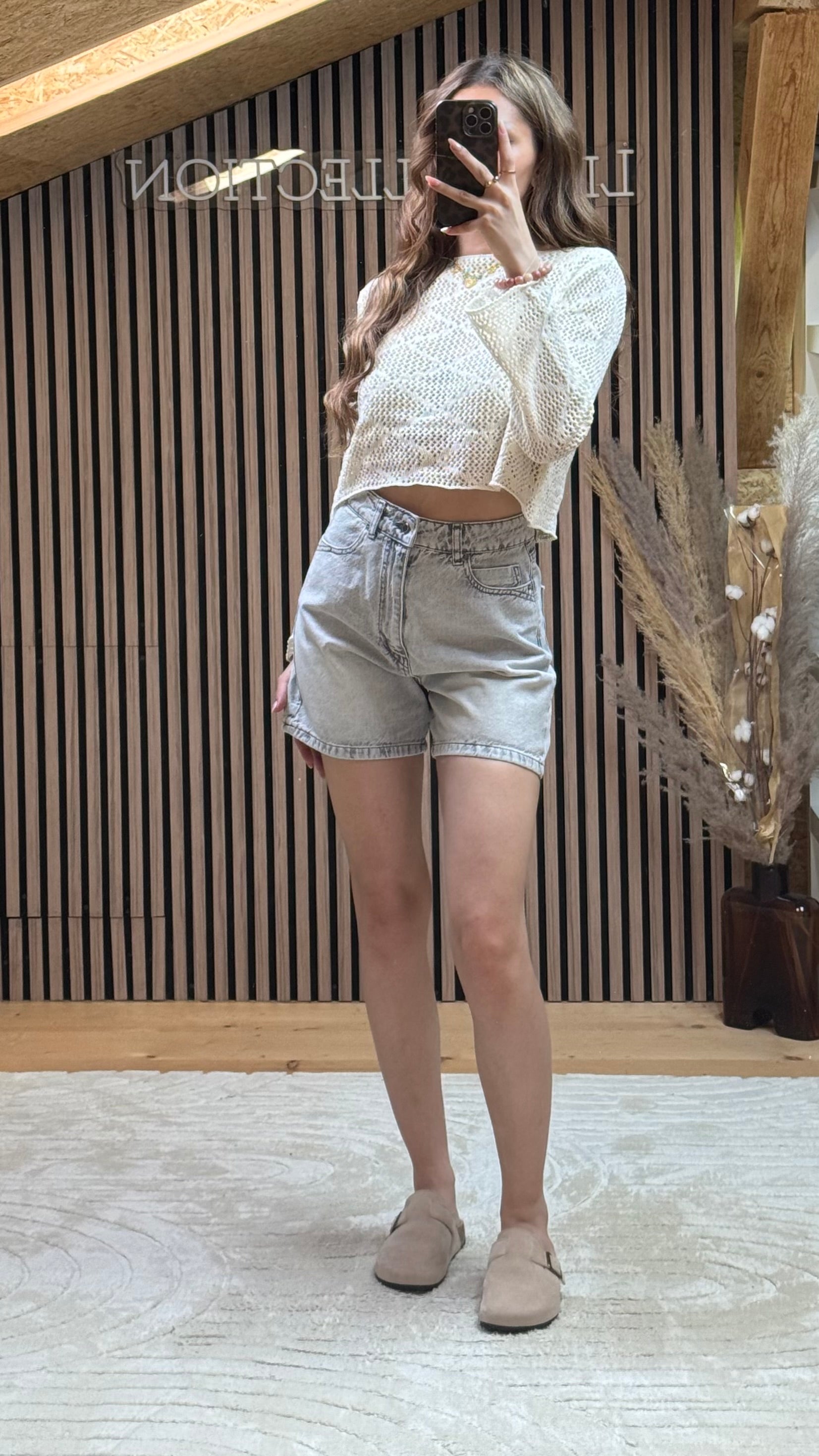 Short Kaylia Gris