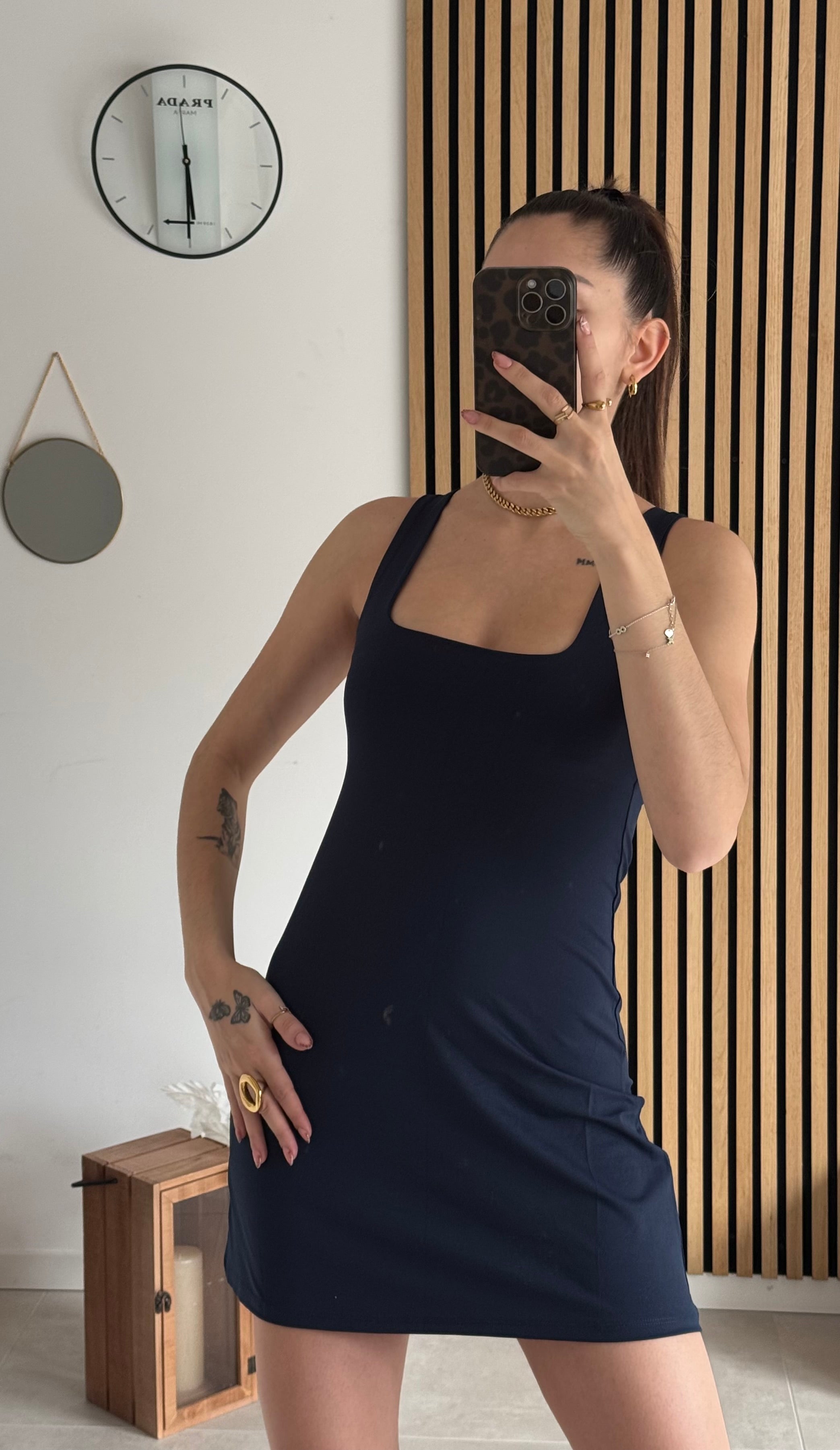Robe Selima Bleu Marine