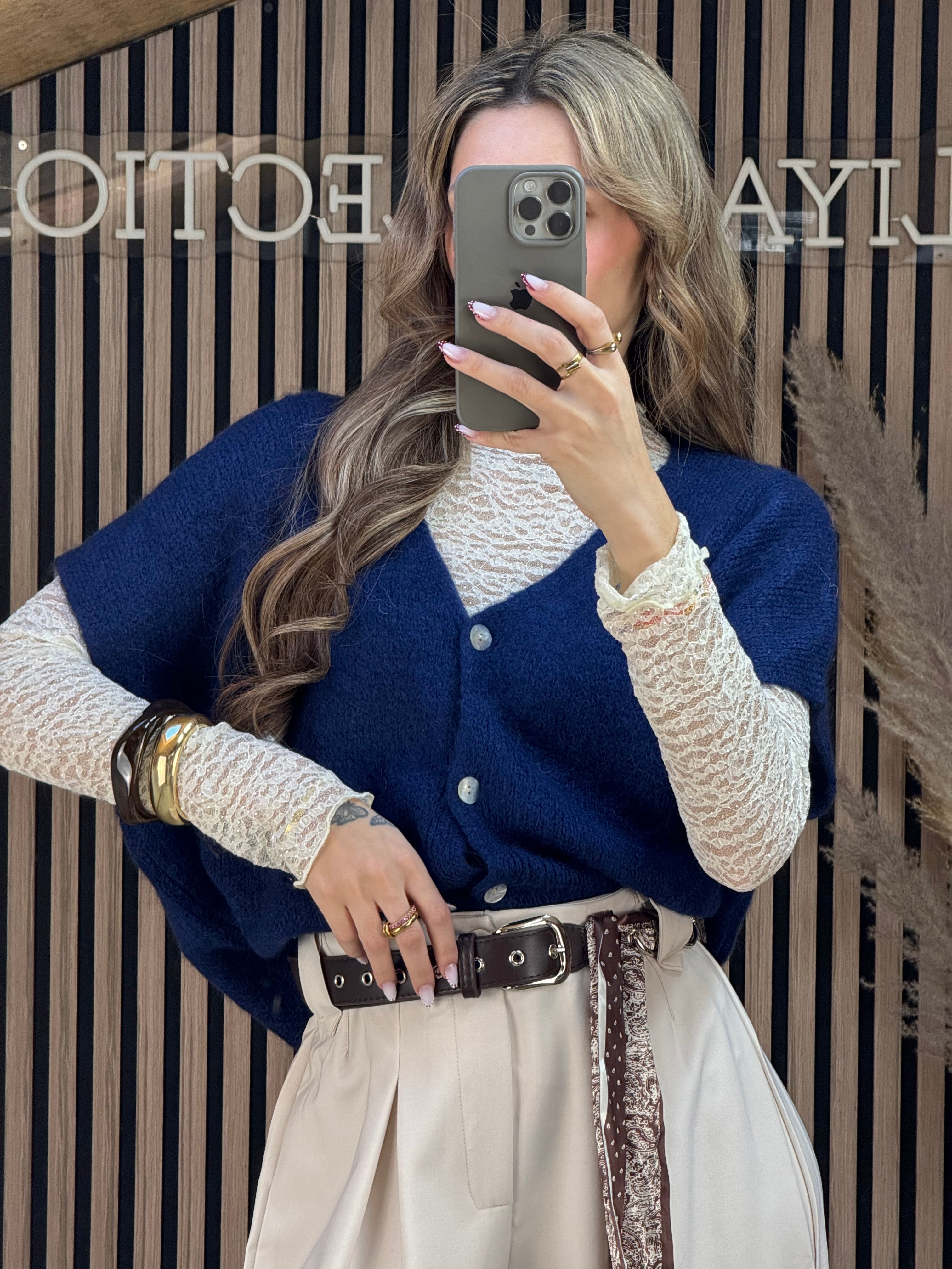 Pull Roxane Bleu Marine