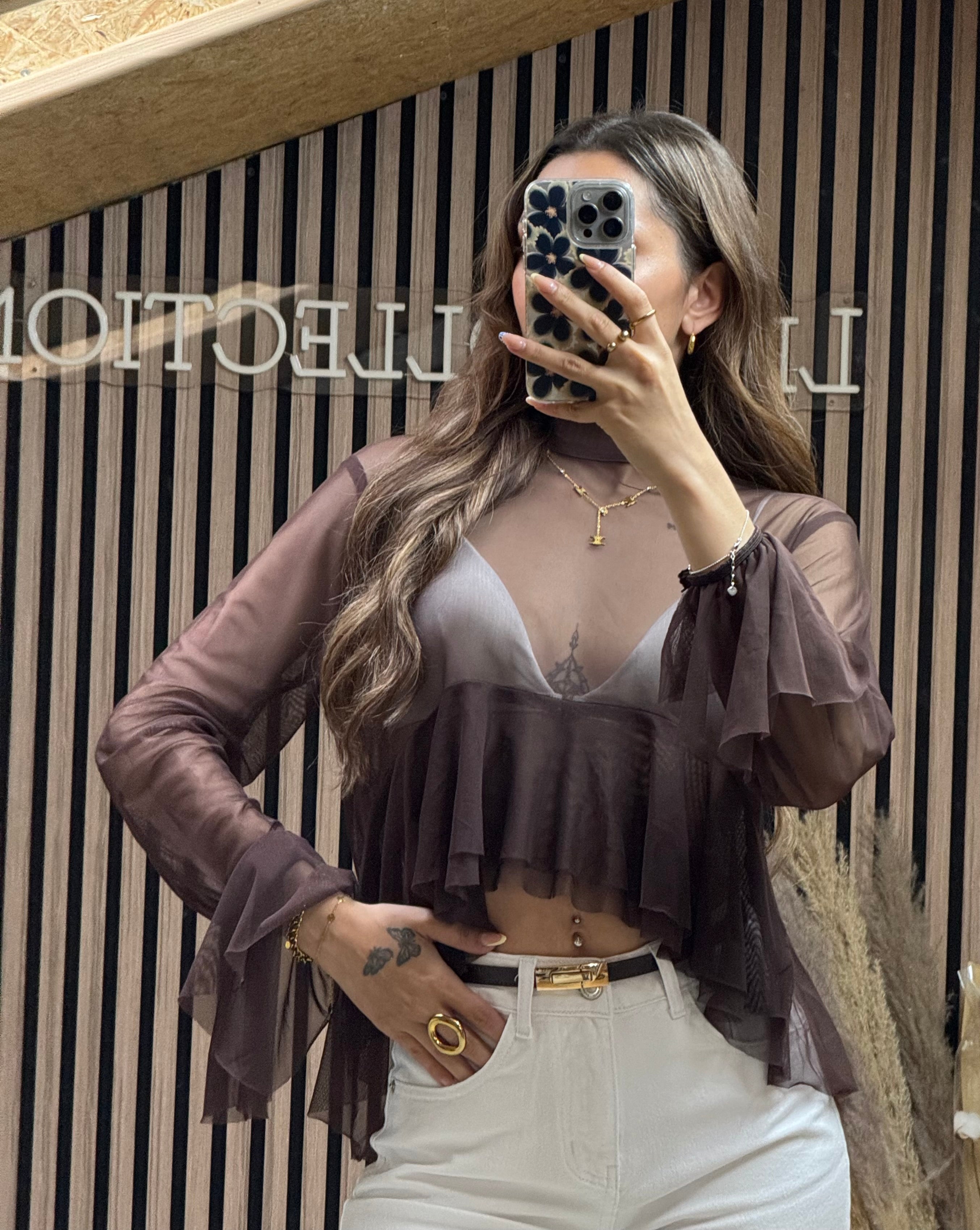 Blouse Mariela Marron