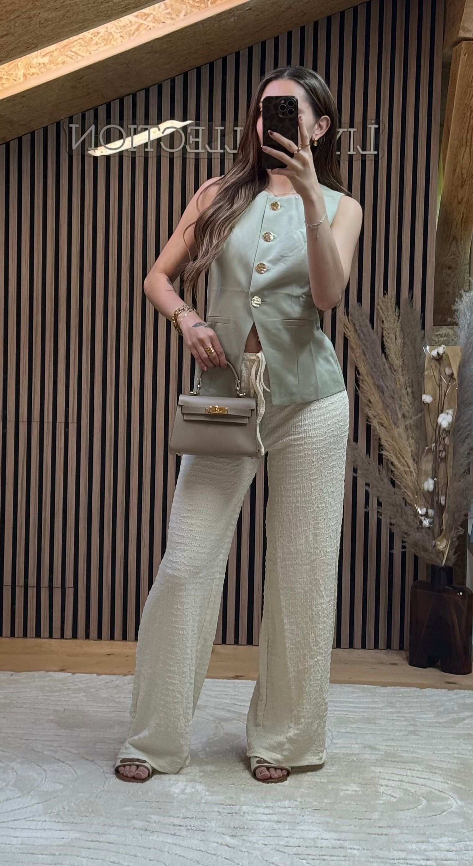 Top Daisy Kaki Clair