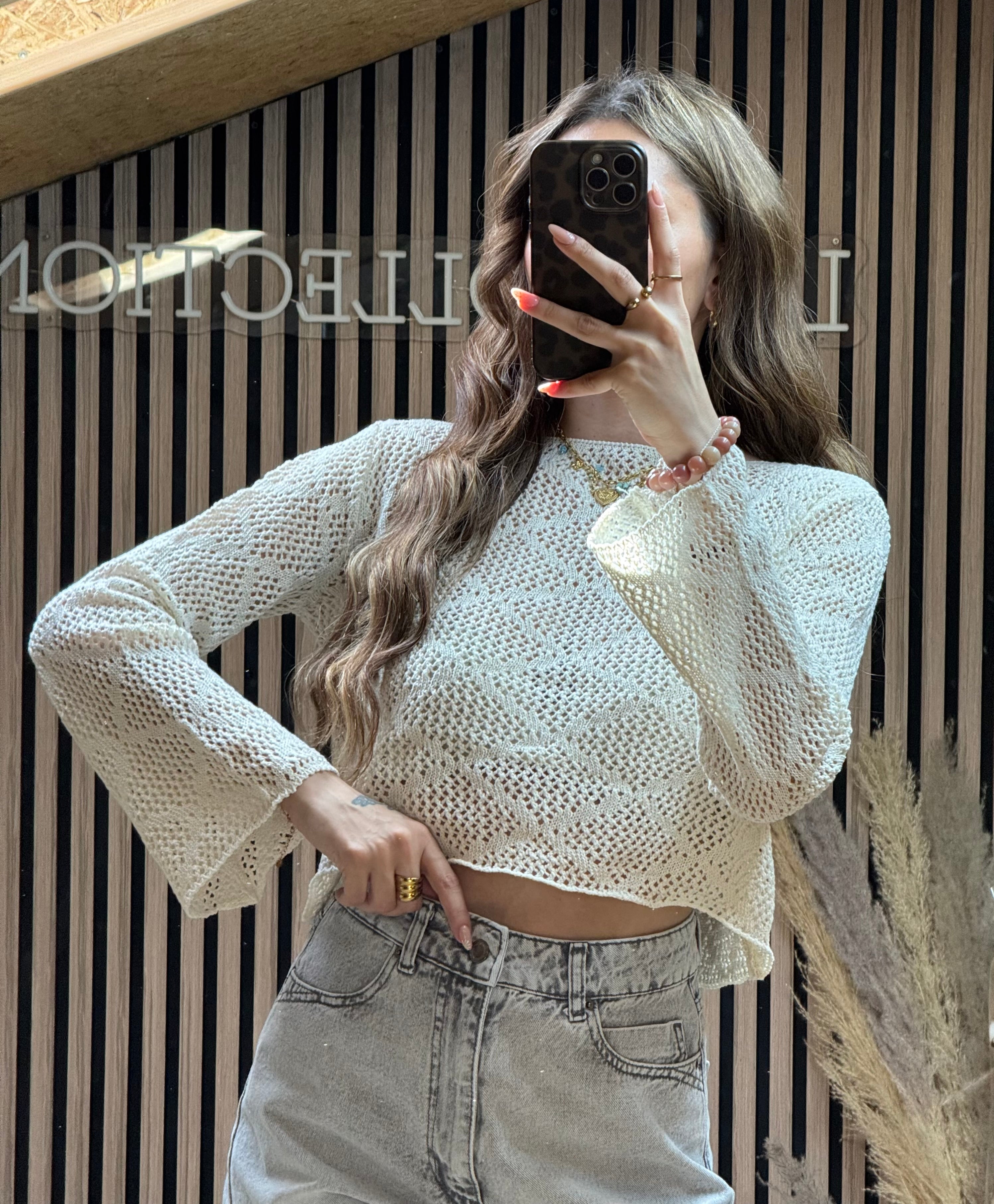 Gilet Shanya Écru