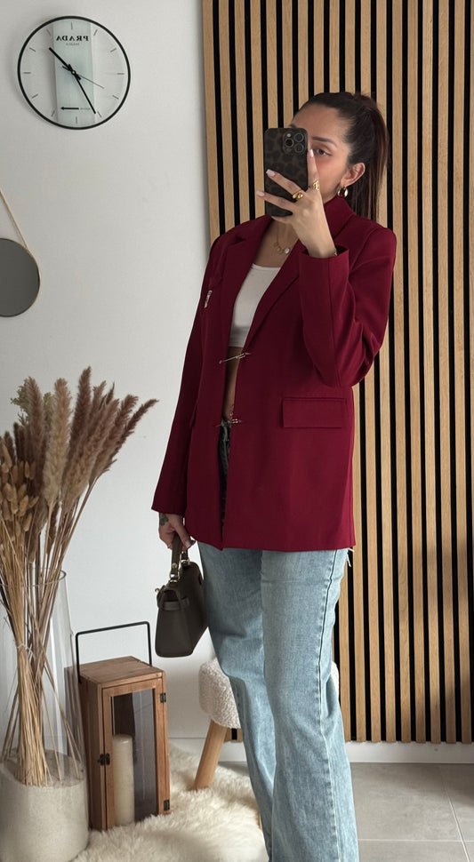 Blazer Ava Bordeaux