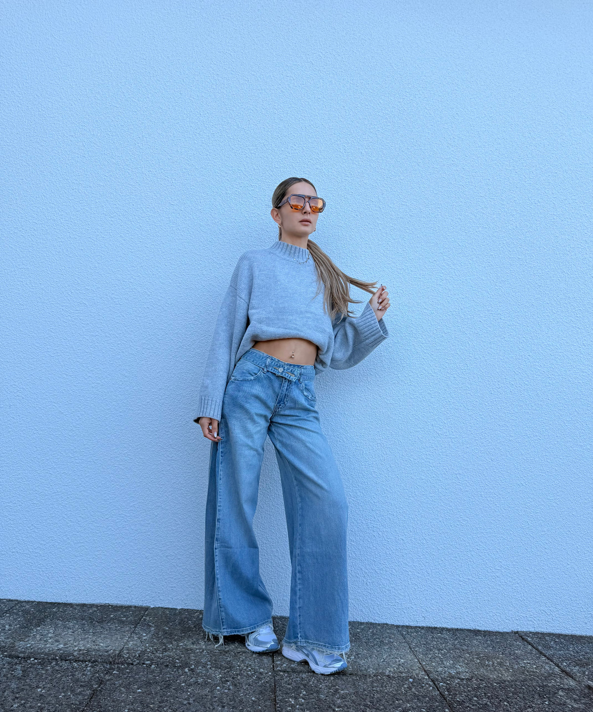 Pull Elenza Gris Clair