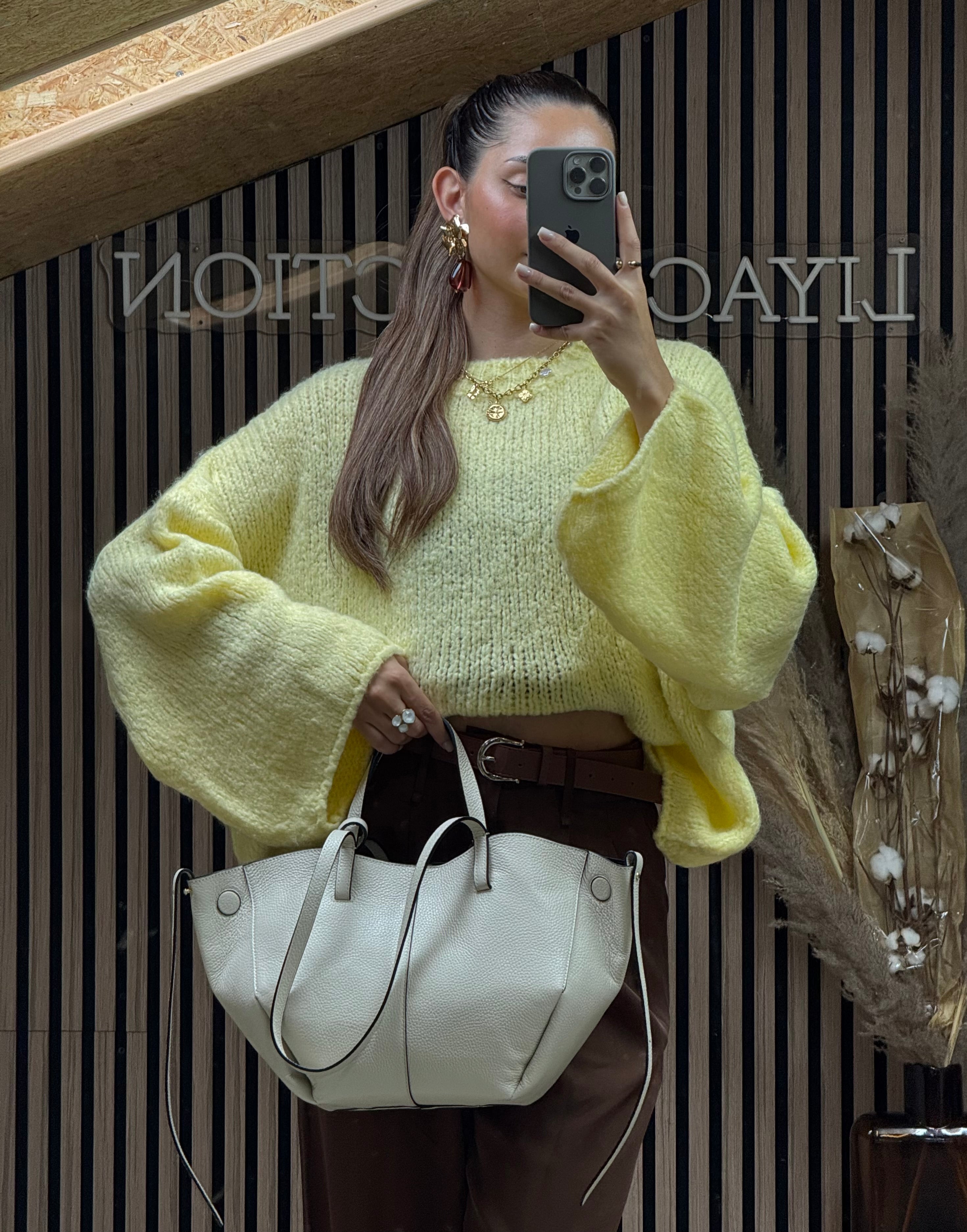 Pull Lénia Jaune
