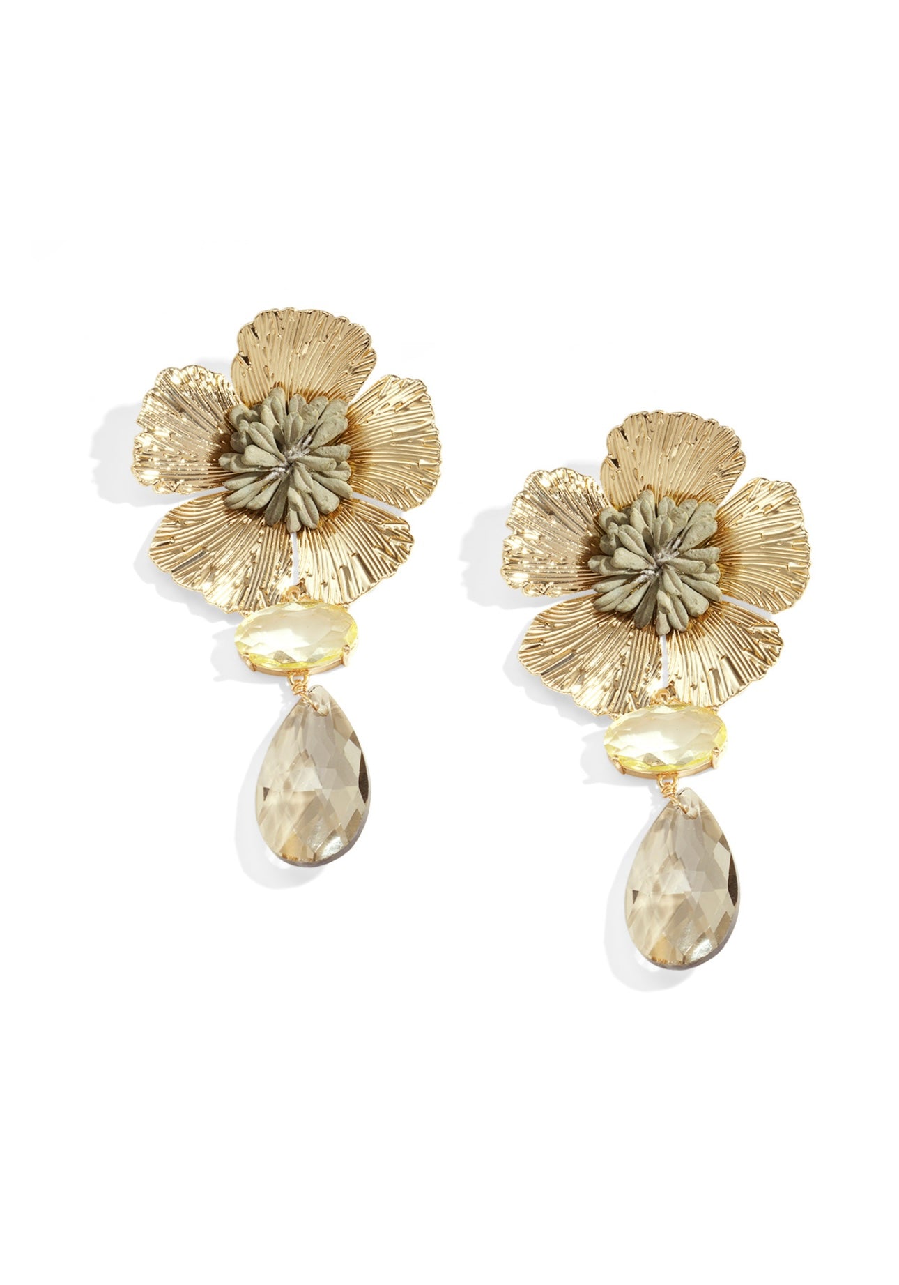 Boucles d’oreilles Etya Kaki Clair