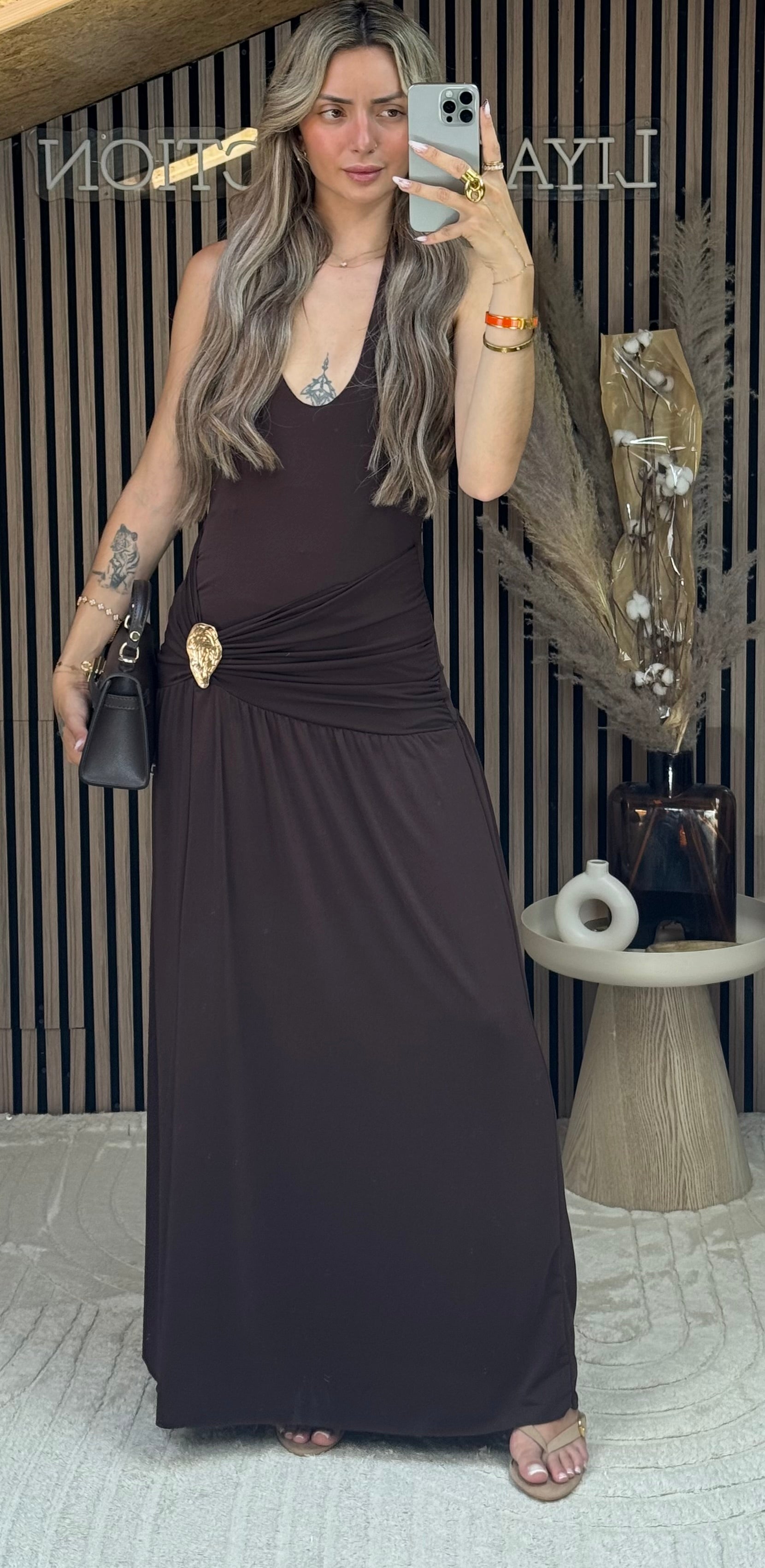 Robe Reina Marron