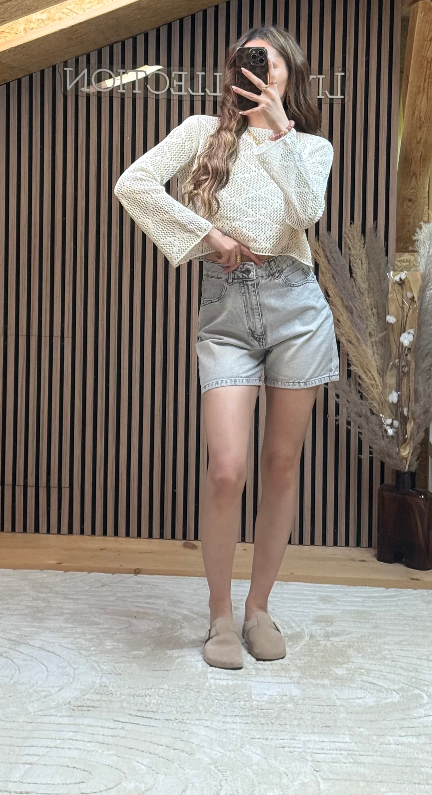 Short Kaylia Gris