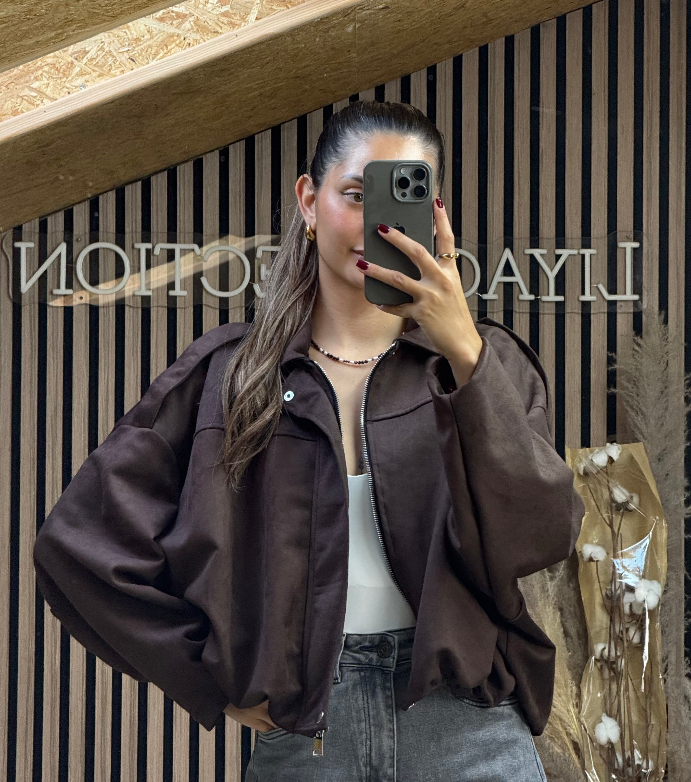 Veste Zayma Marron