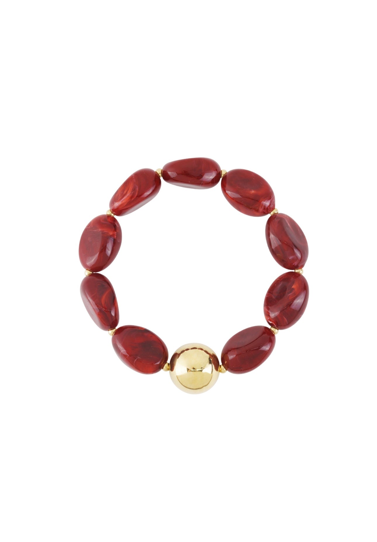 Bracelet Liya Bordeaux