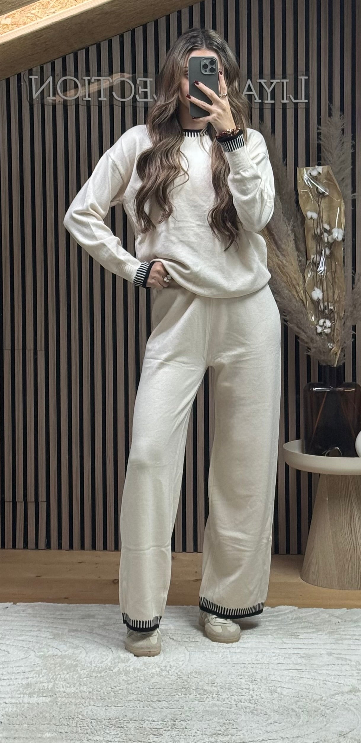 Ensemble cocooning Beige