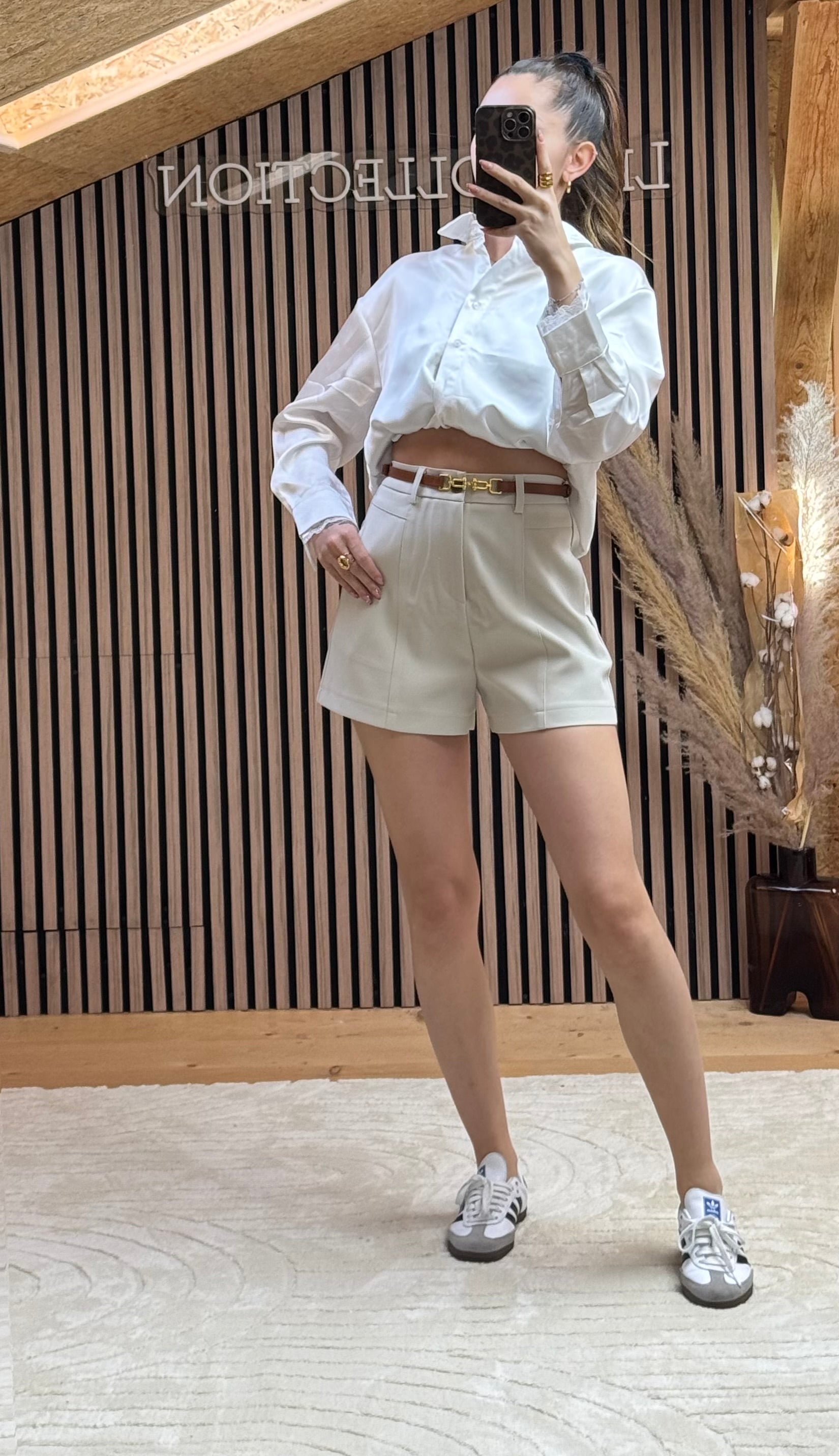 Short Nelsia Écru