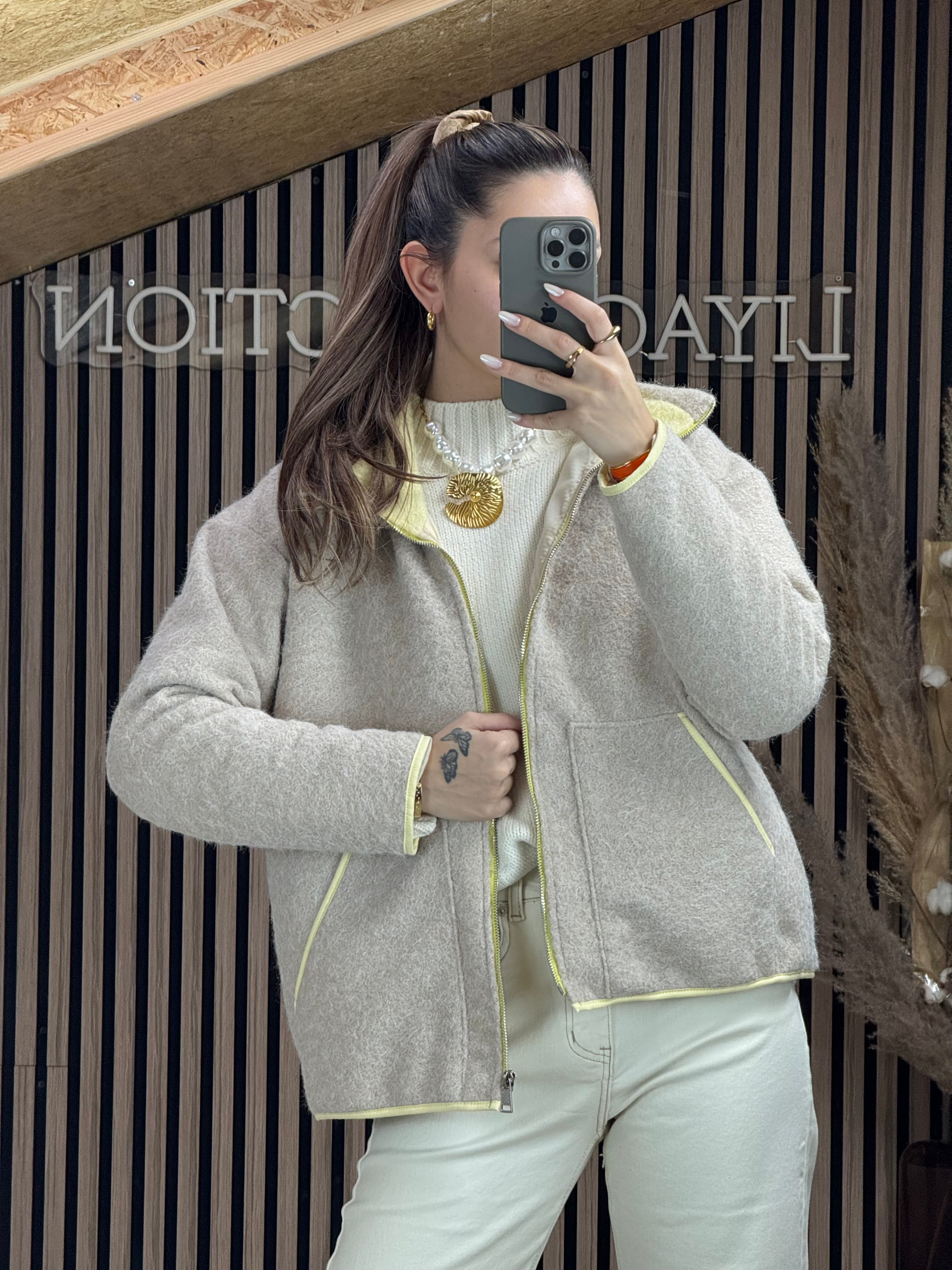 Veste inspi Z écru