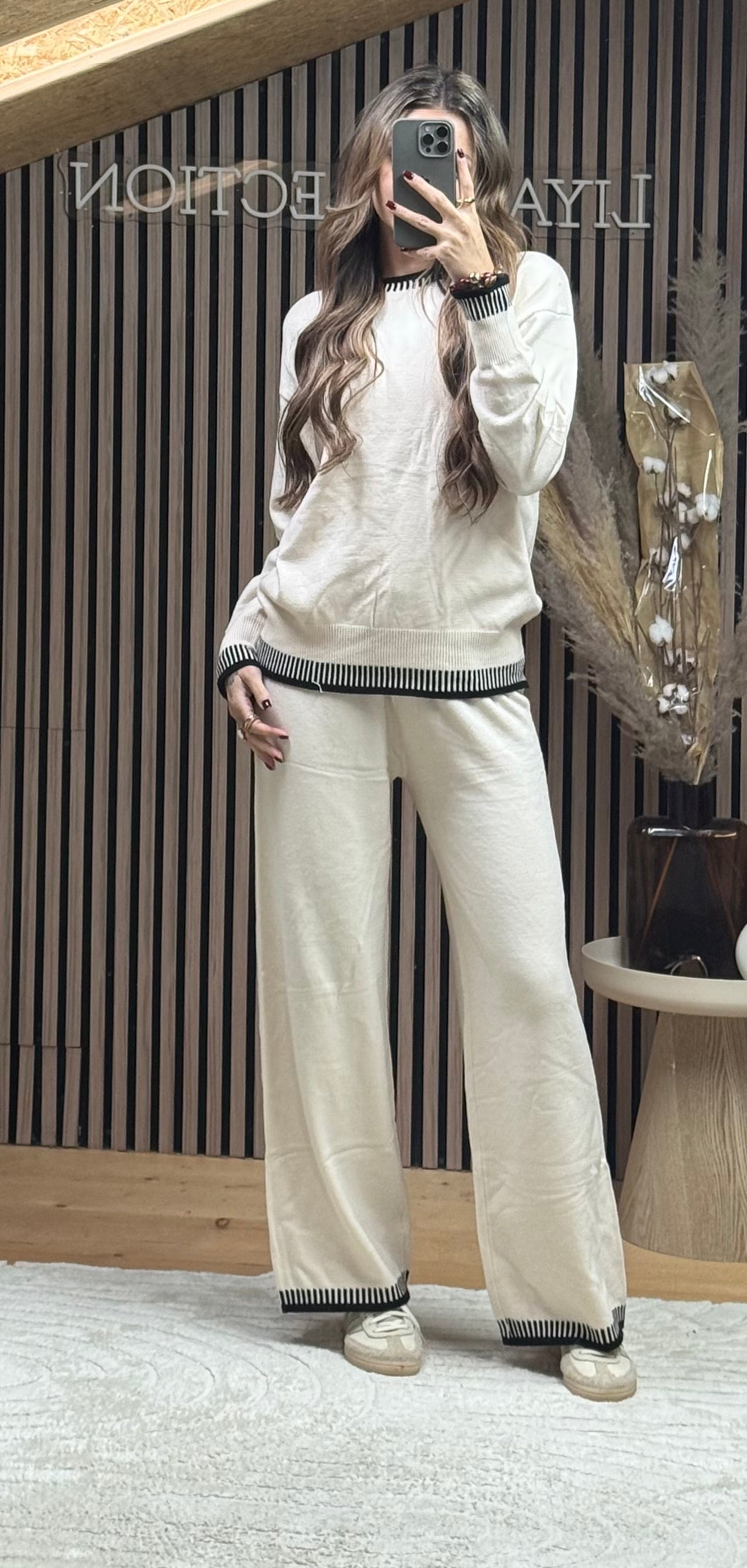 Ensemble cocooning Beige