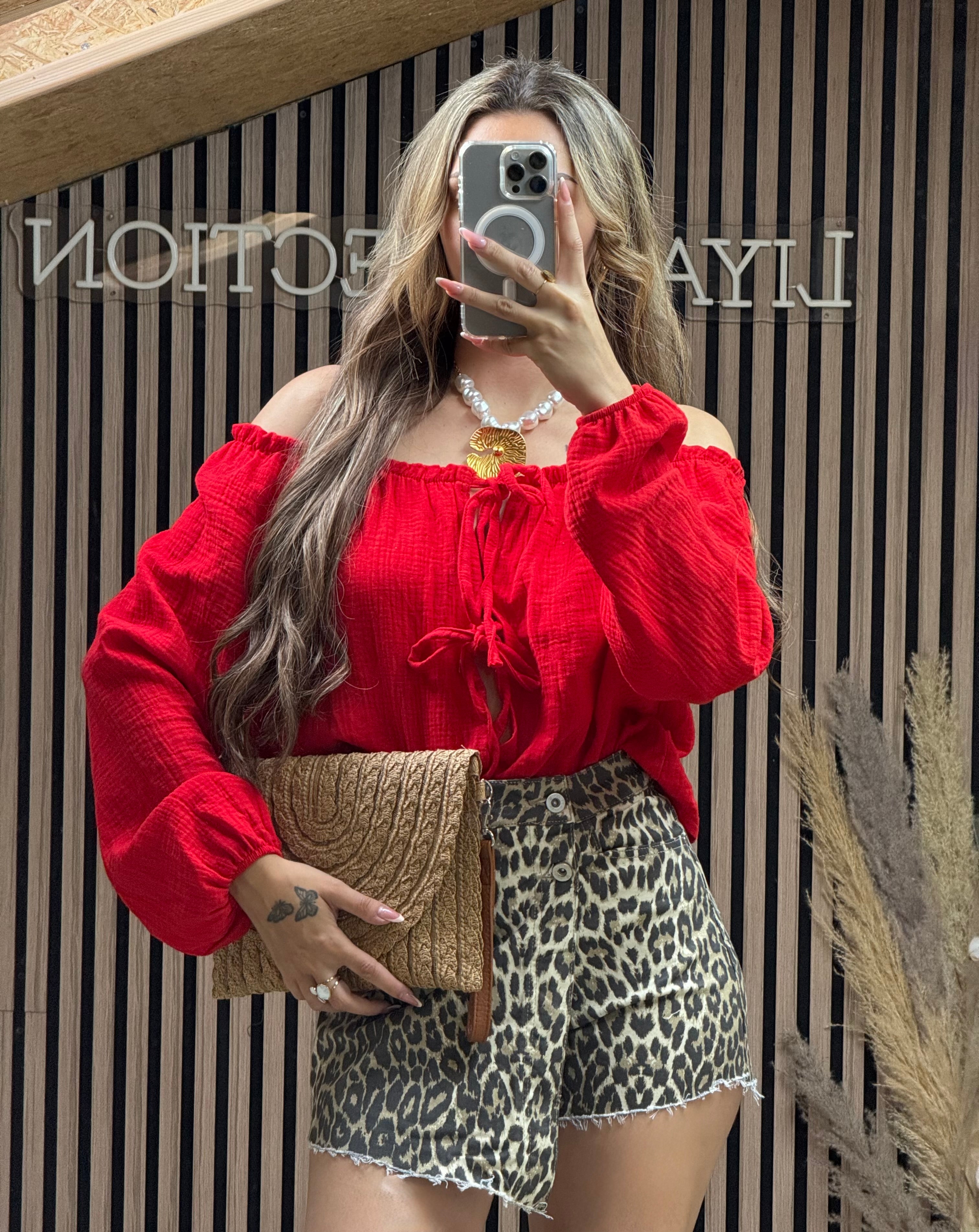 Top Isilda Rouge