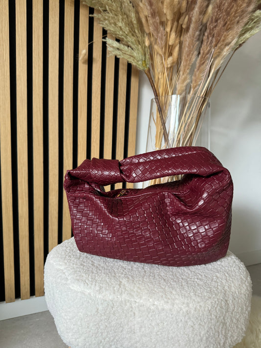 Sac Imitation B Bordeaux