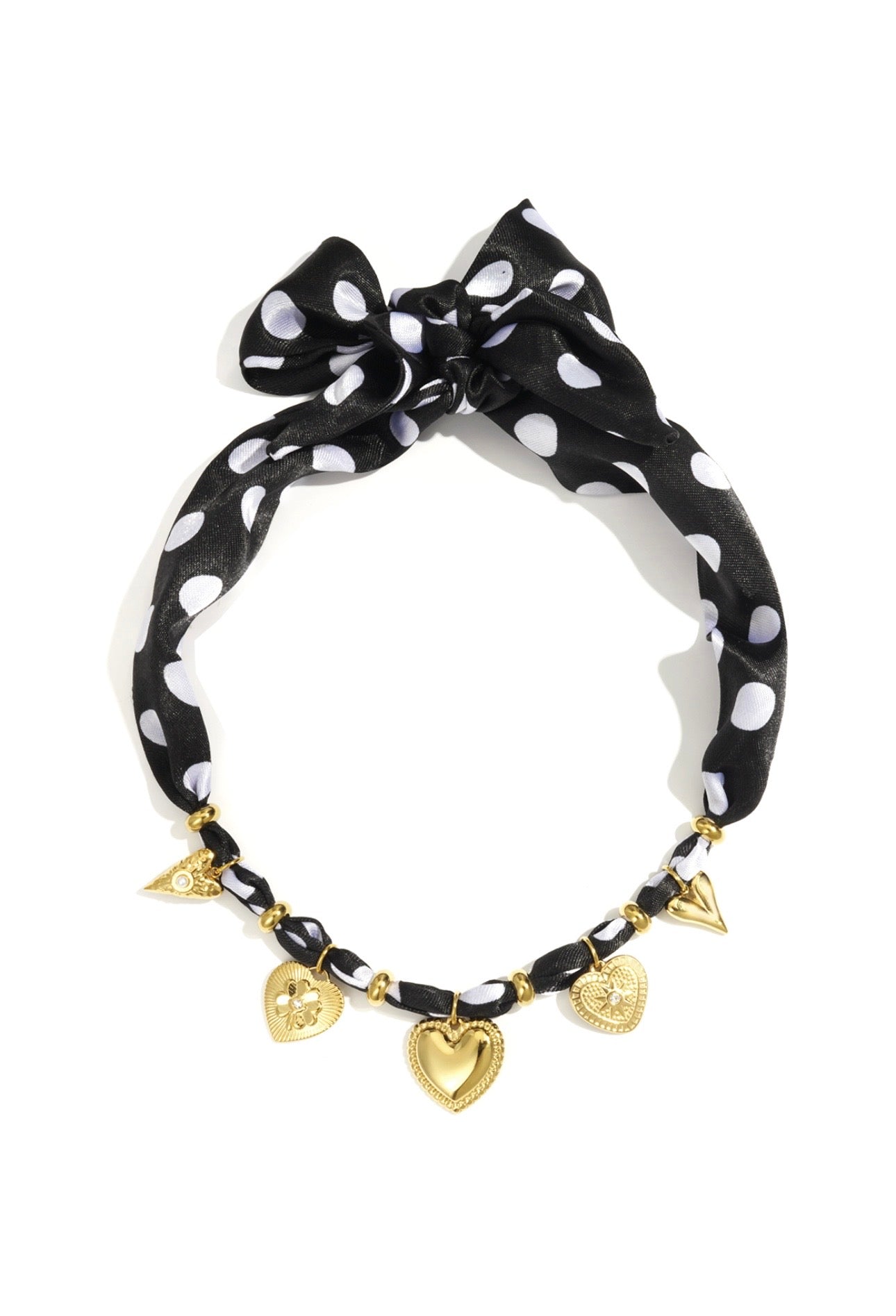 Collier Foulard Noir