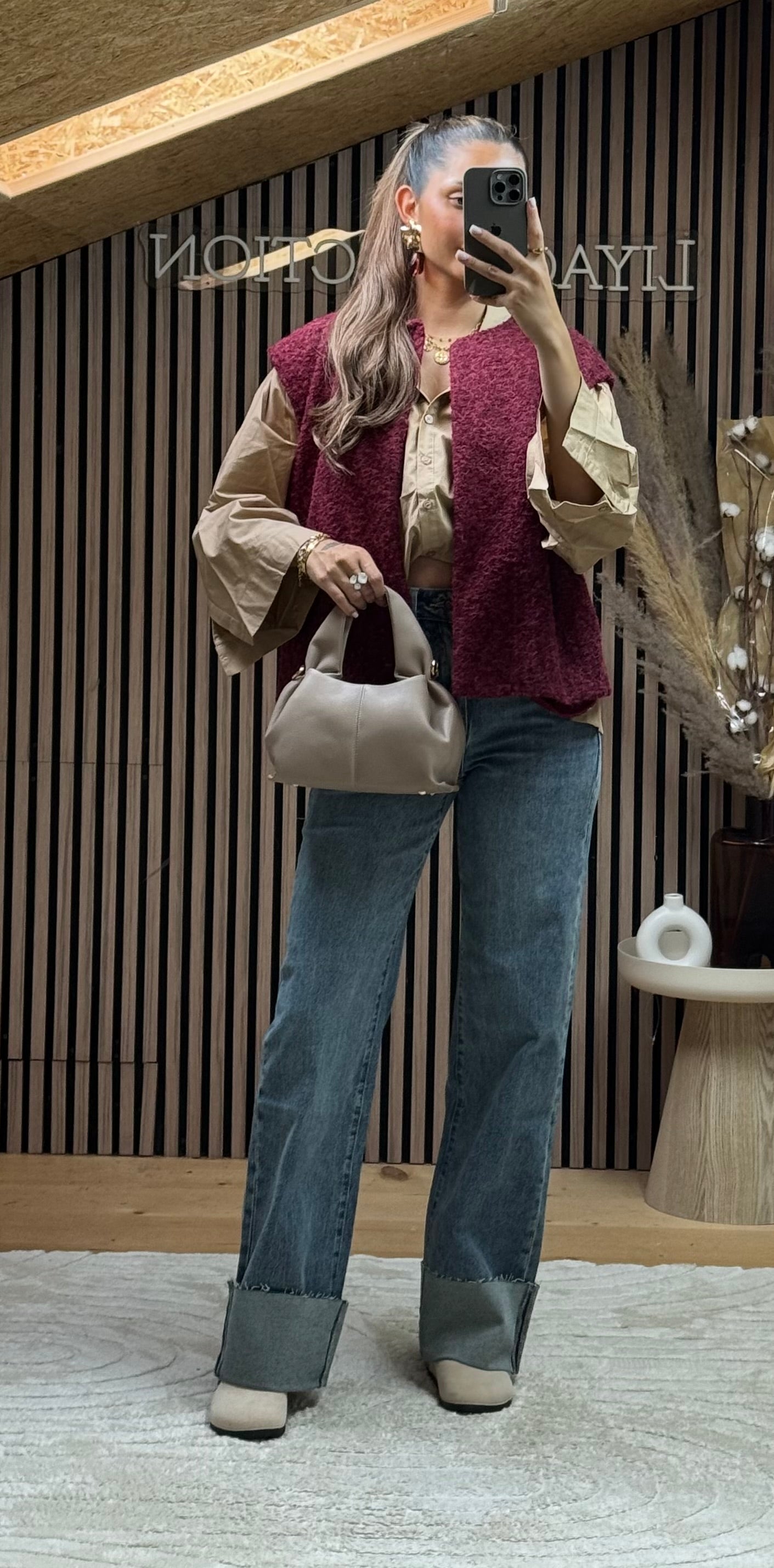 Gilet Wasley Bordeaux