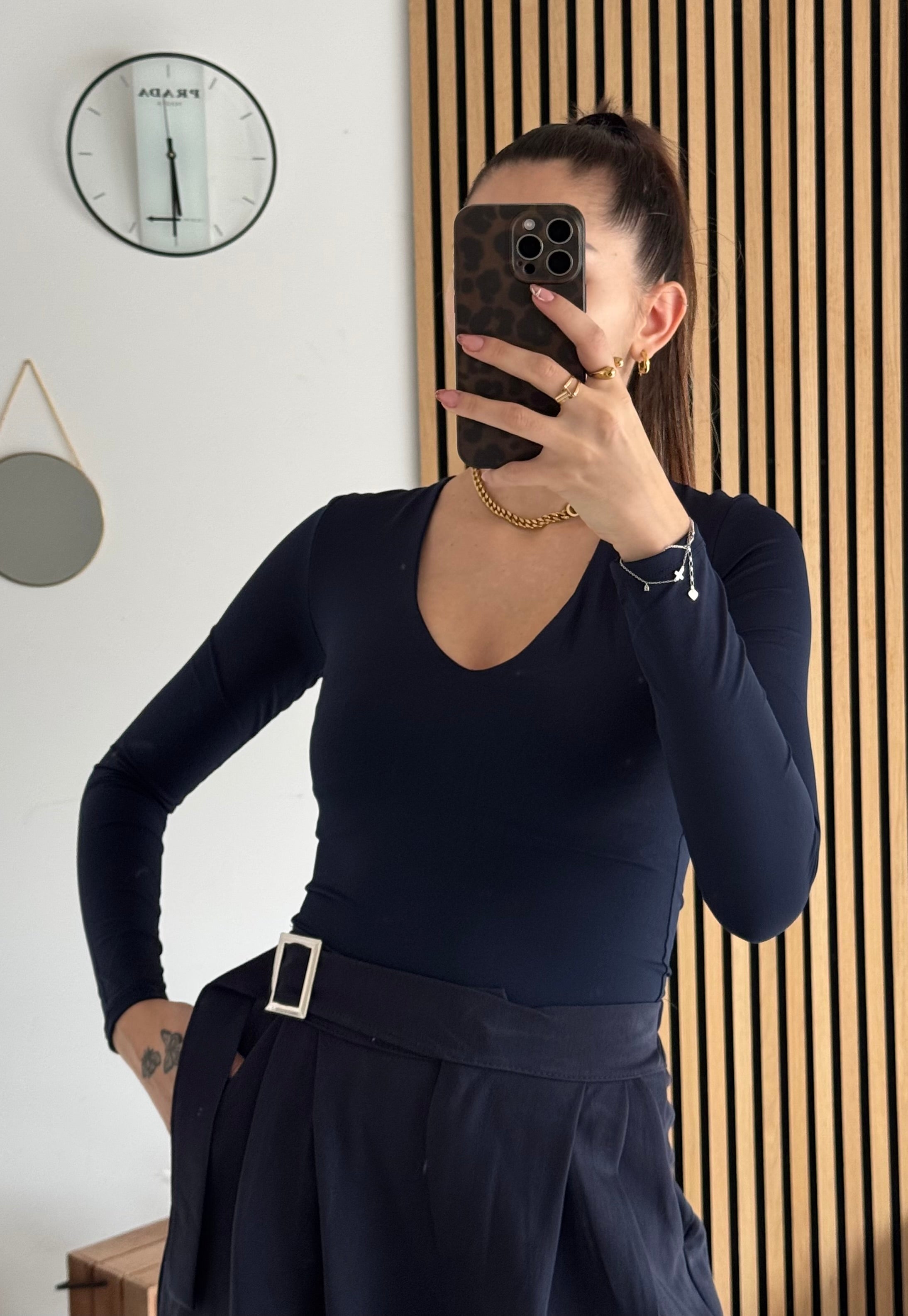 Top Manon Bleu Marine