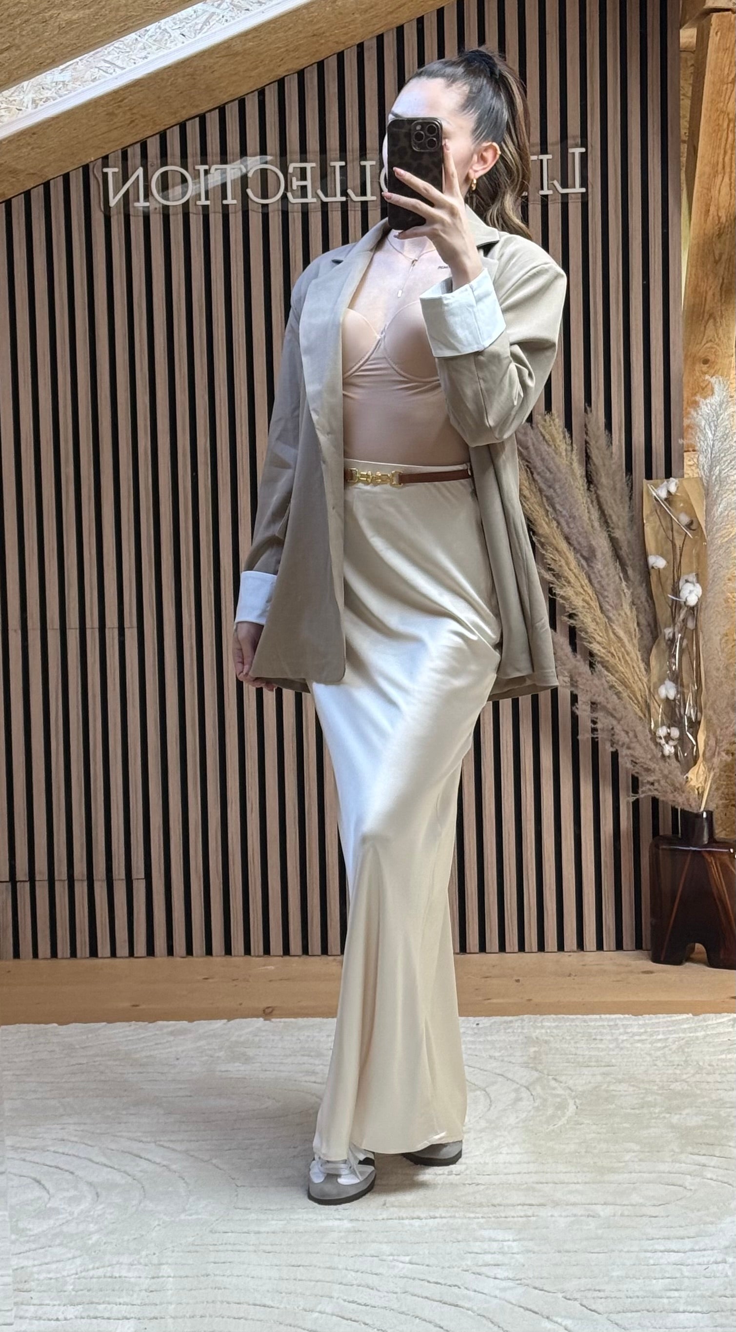 Jupe Etyana Beige