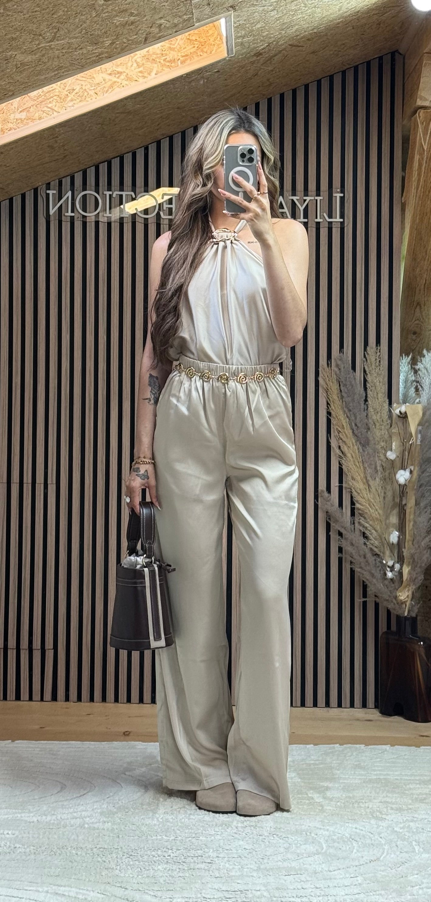 Pantalon Satin