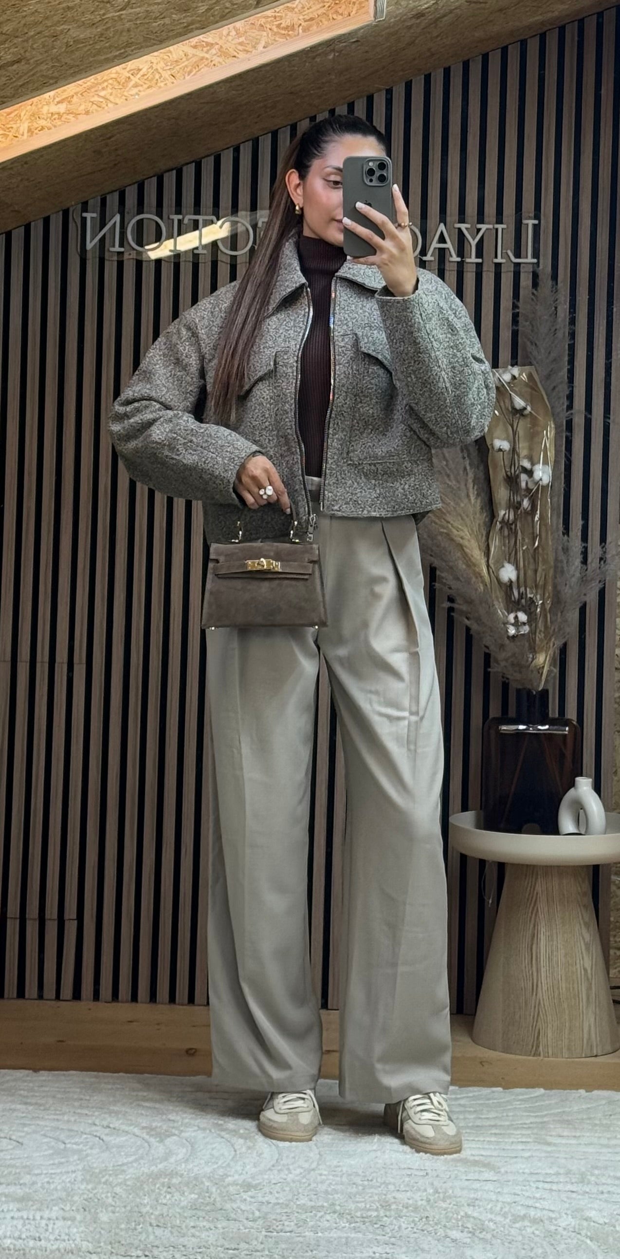 Veste Taia Taupe