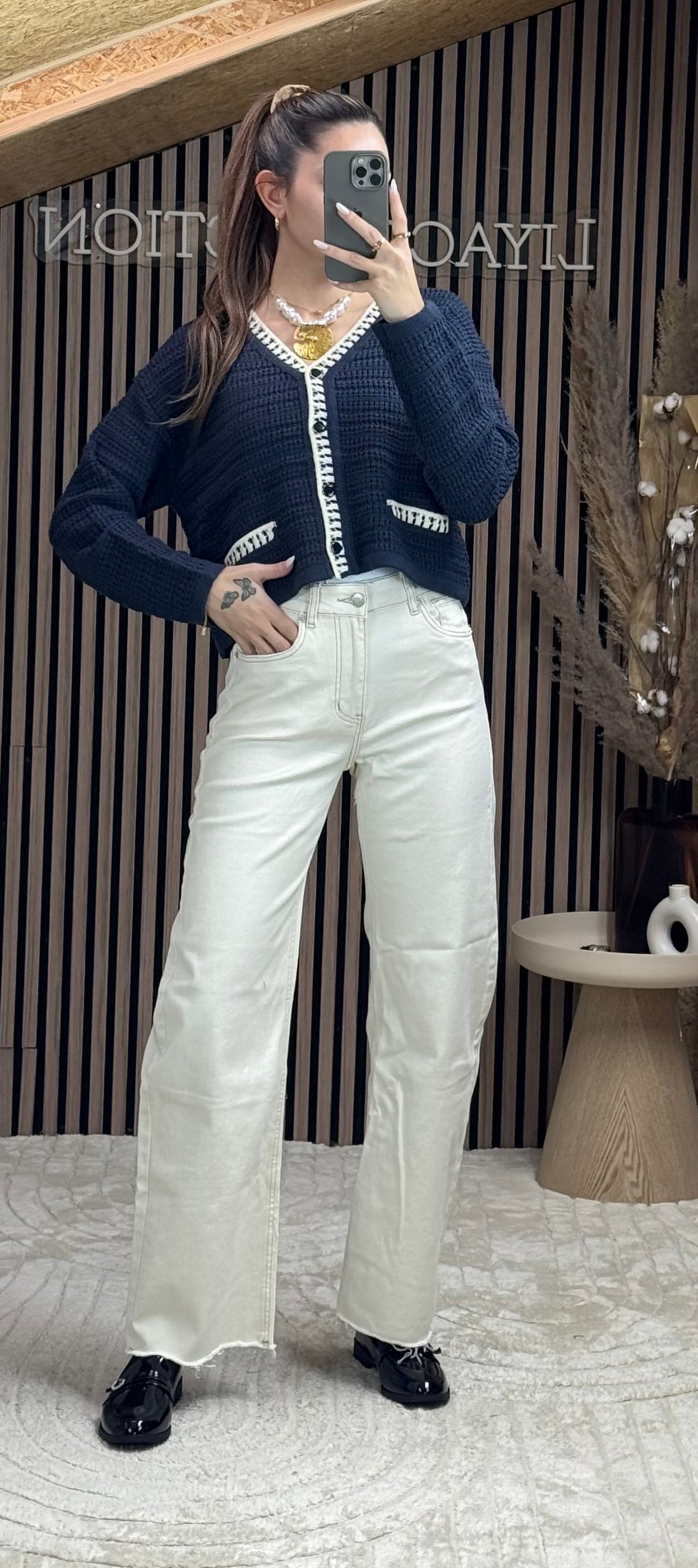 Cardigan Bleu Marine