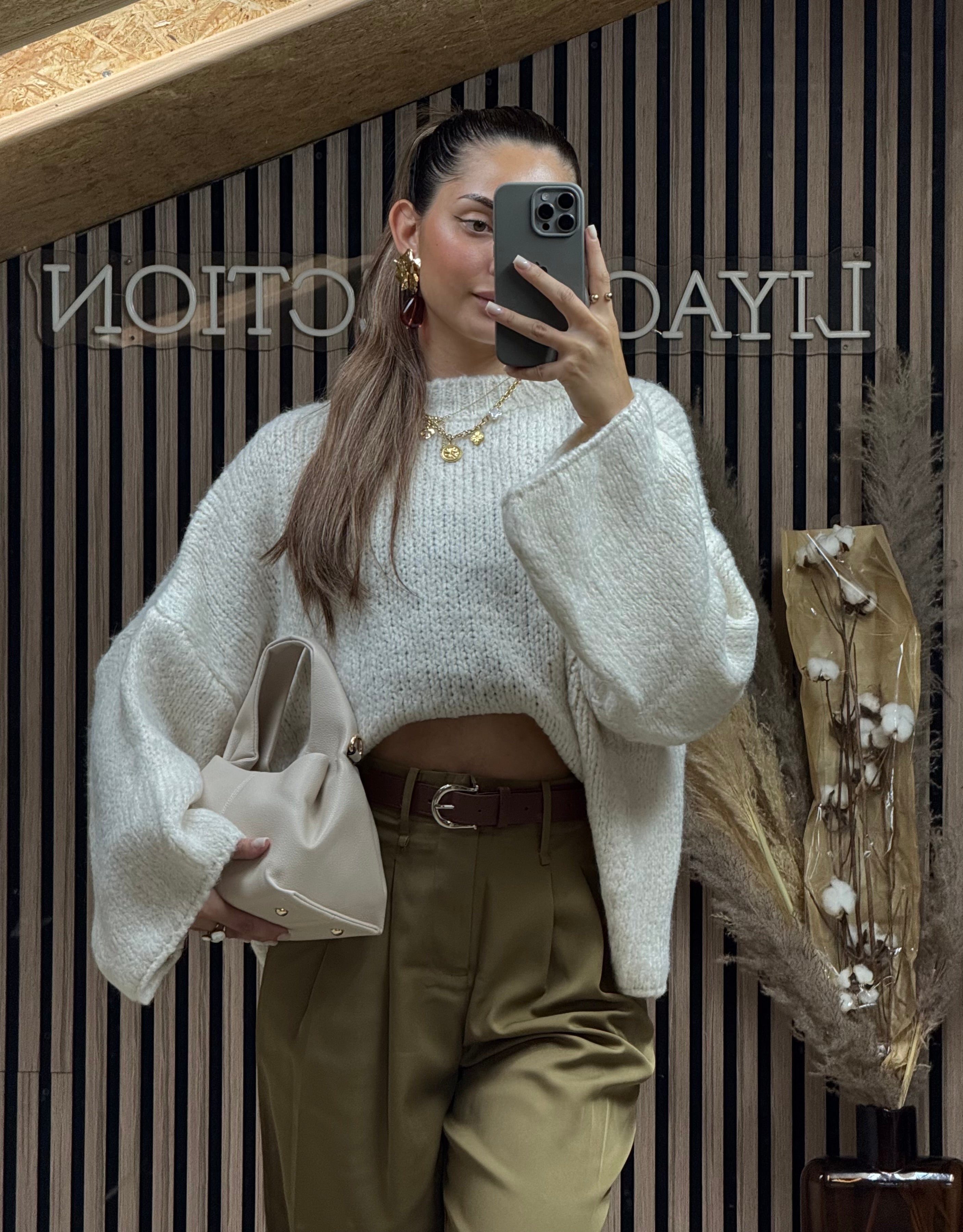 Pull Lénia Écru