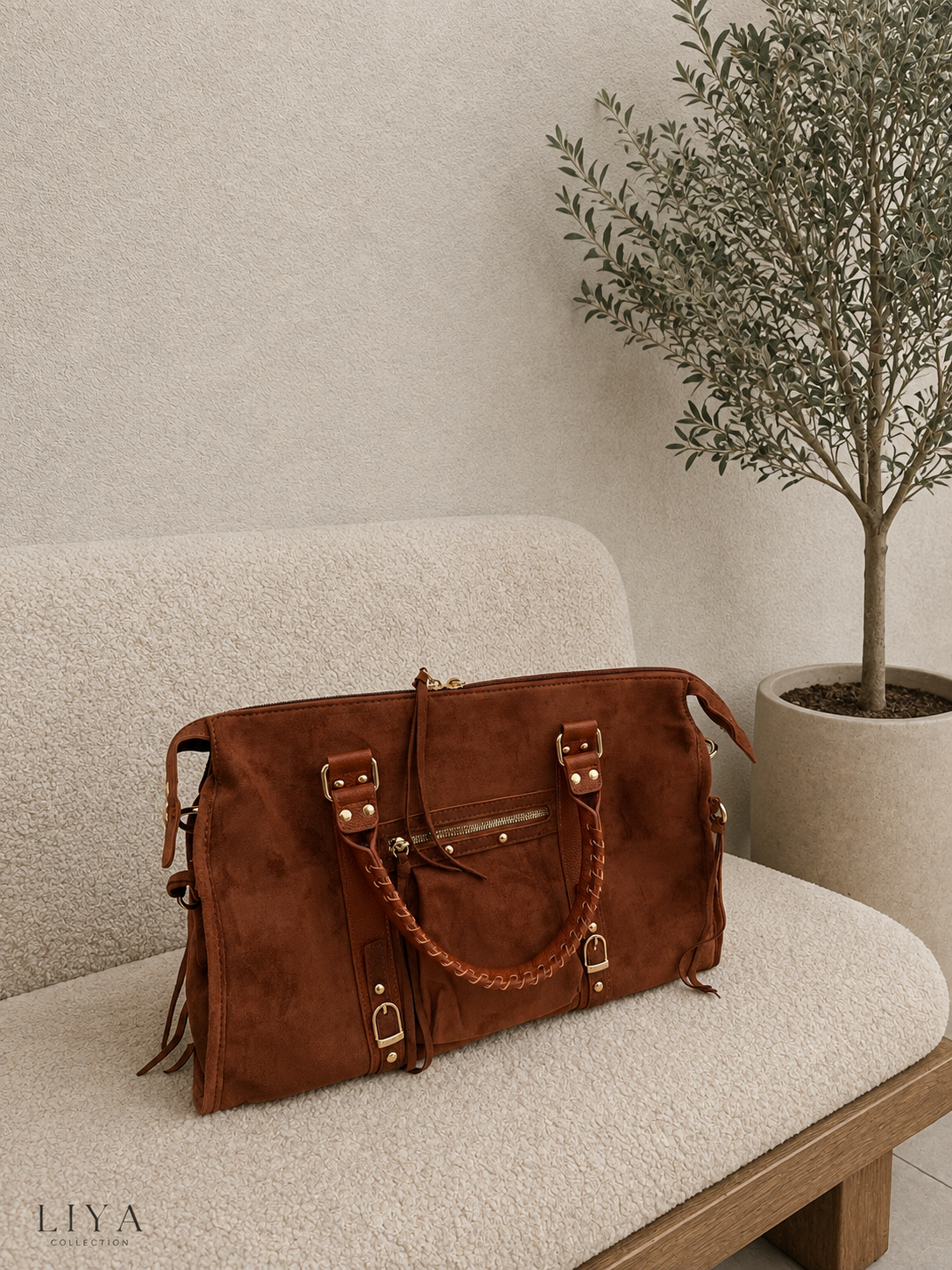 Sac Alyna Chocolat Clair