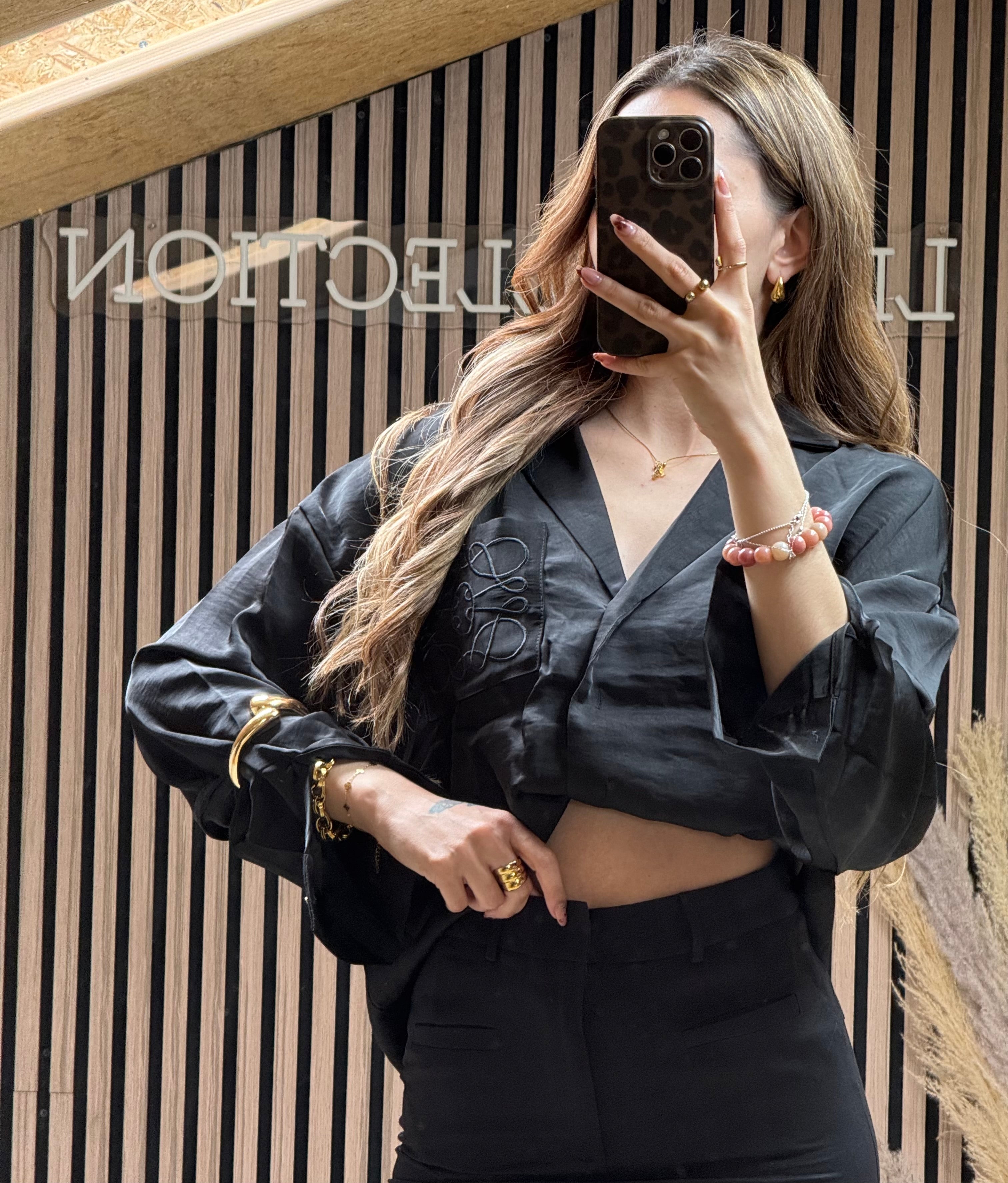 Chemise inspi Loewe Noir - Précommande exp. 05.04