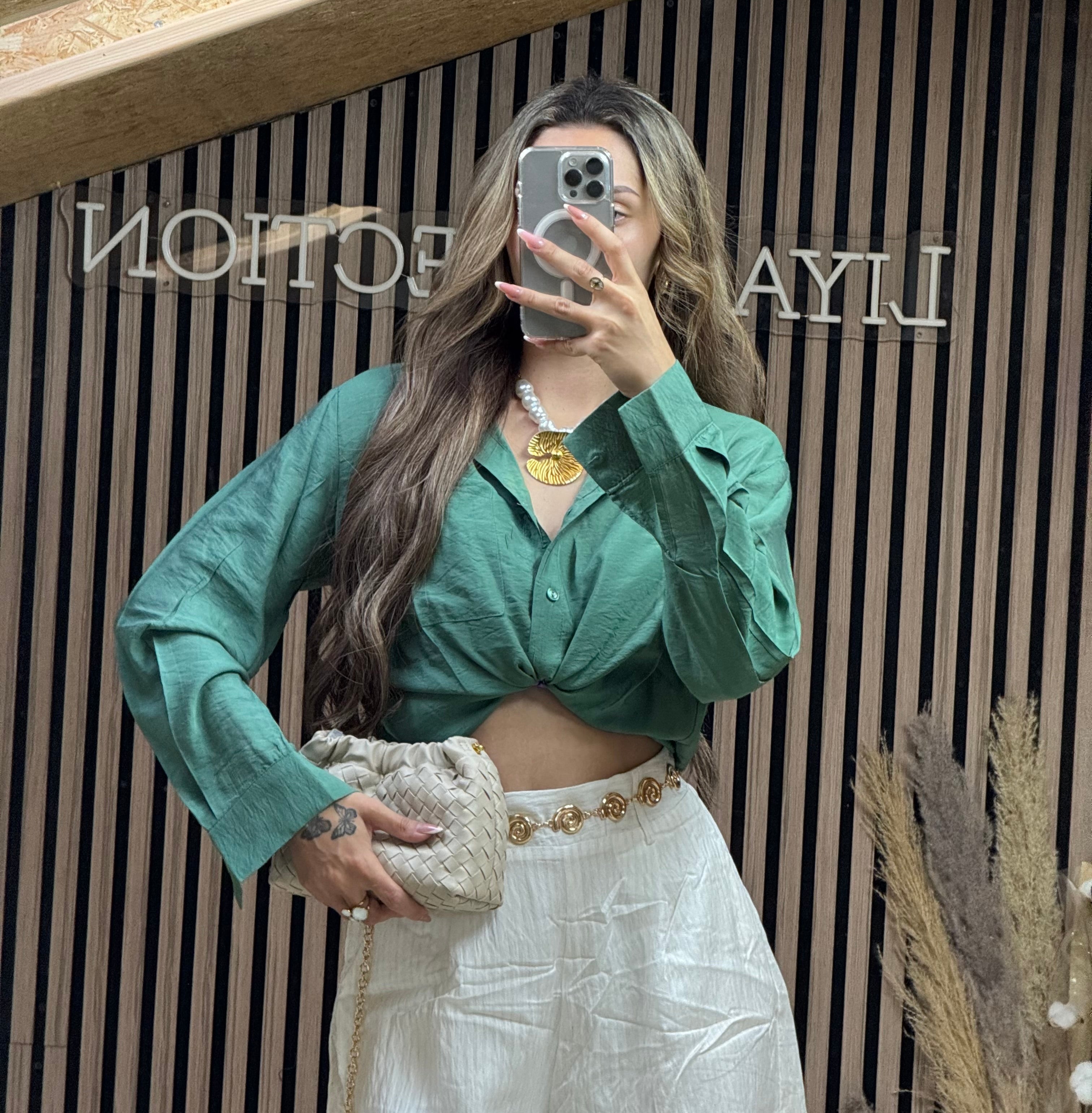 Chemise Énaya Verte