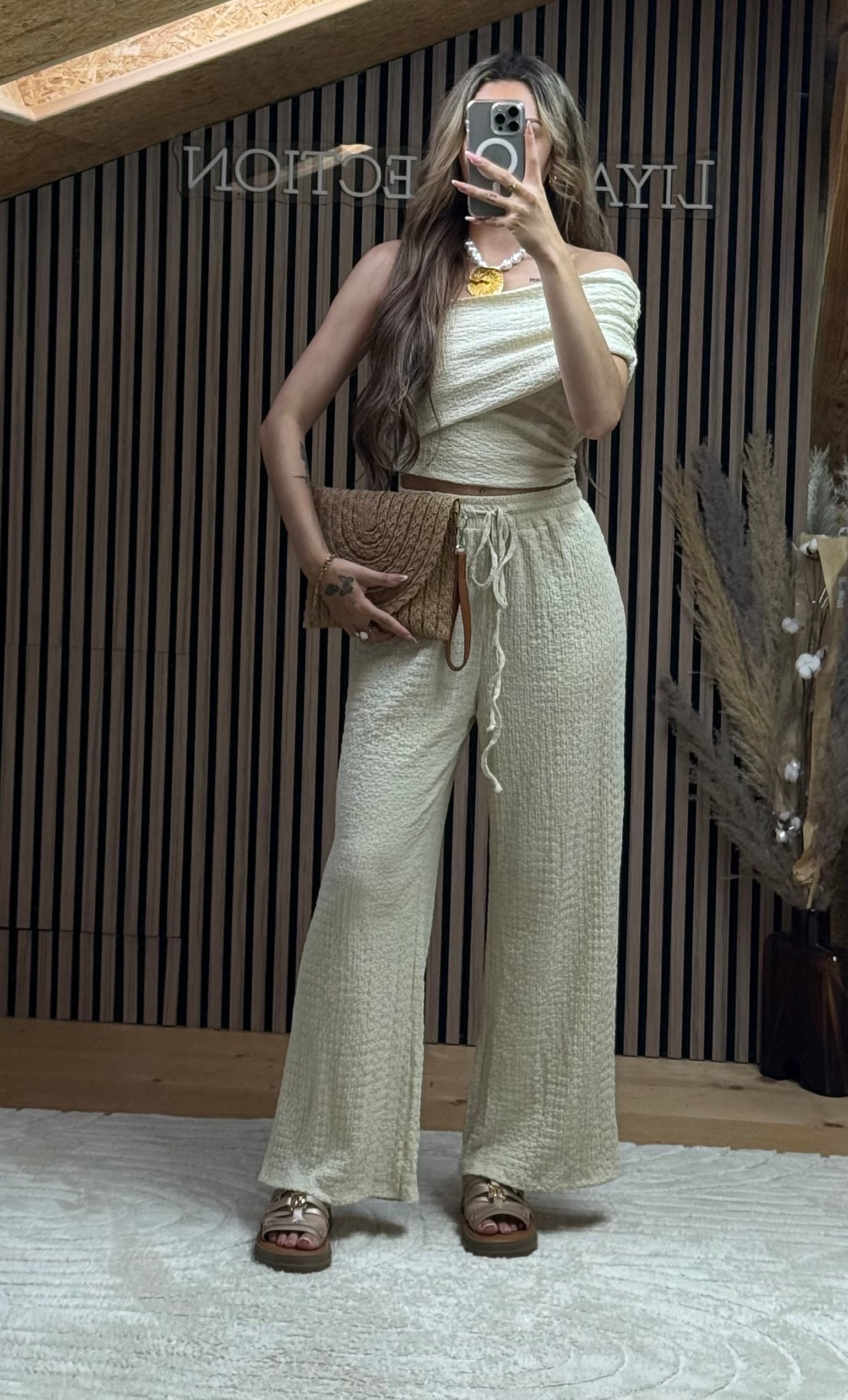 Ensemble Éleandra Écru