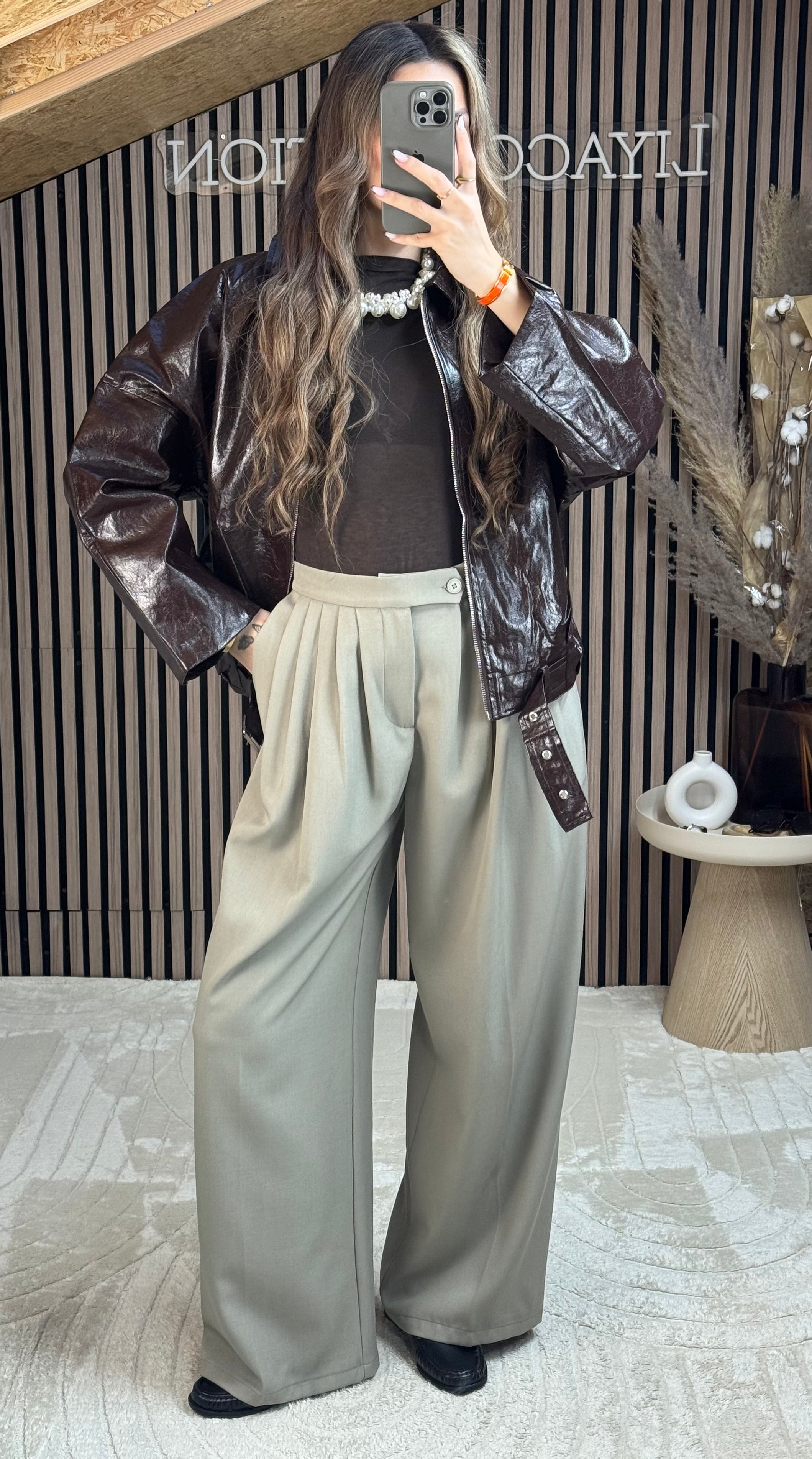 Pantalon Lucee Taupe