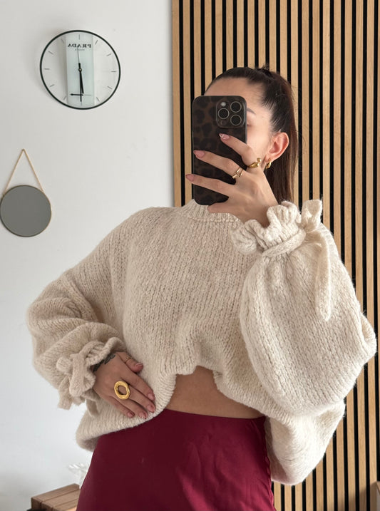 Pull Sandra Écru