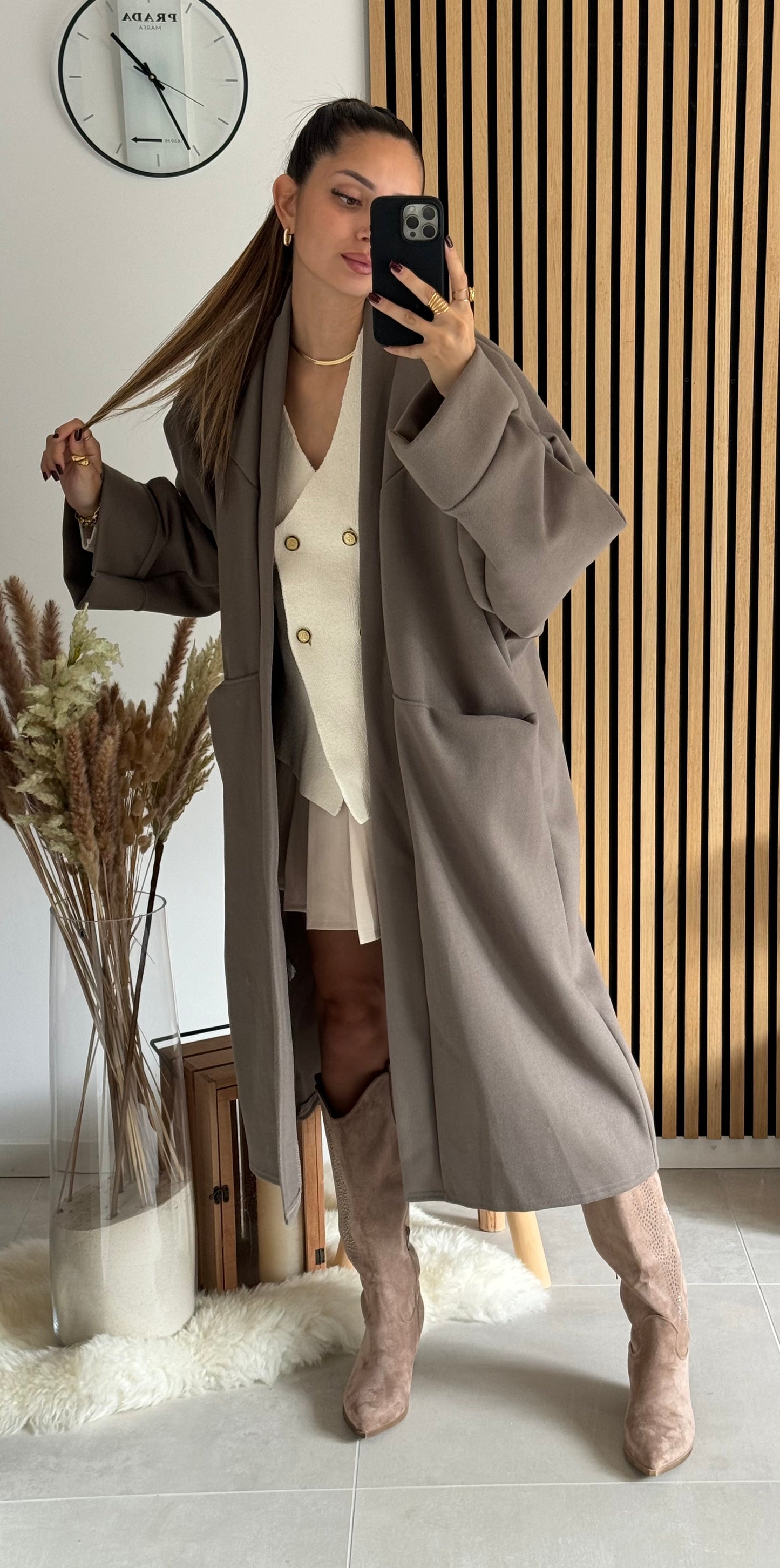 Manteau Mia Taupe