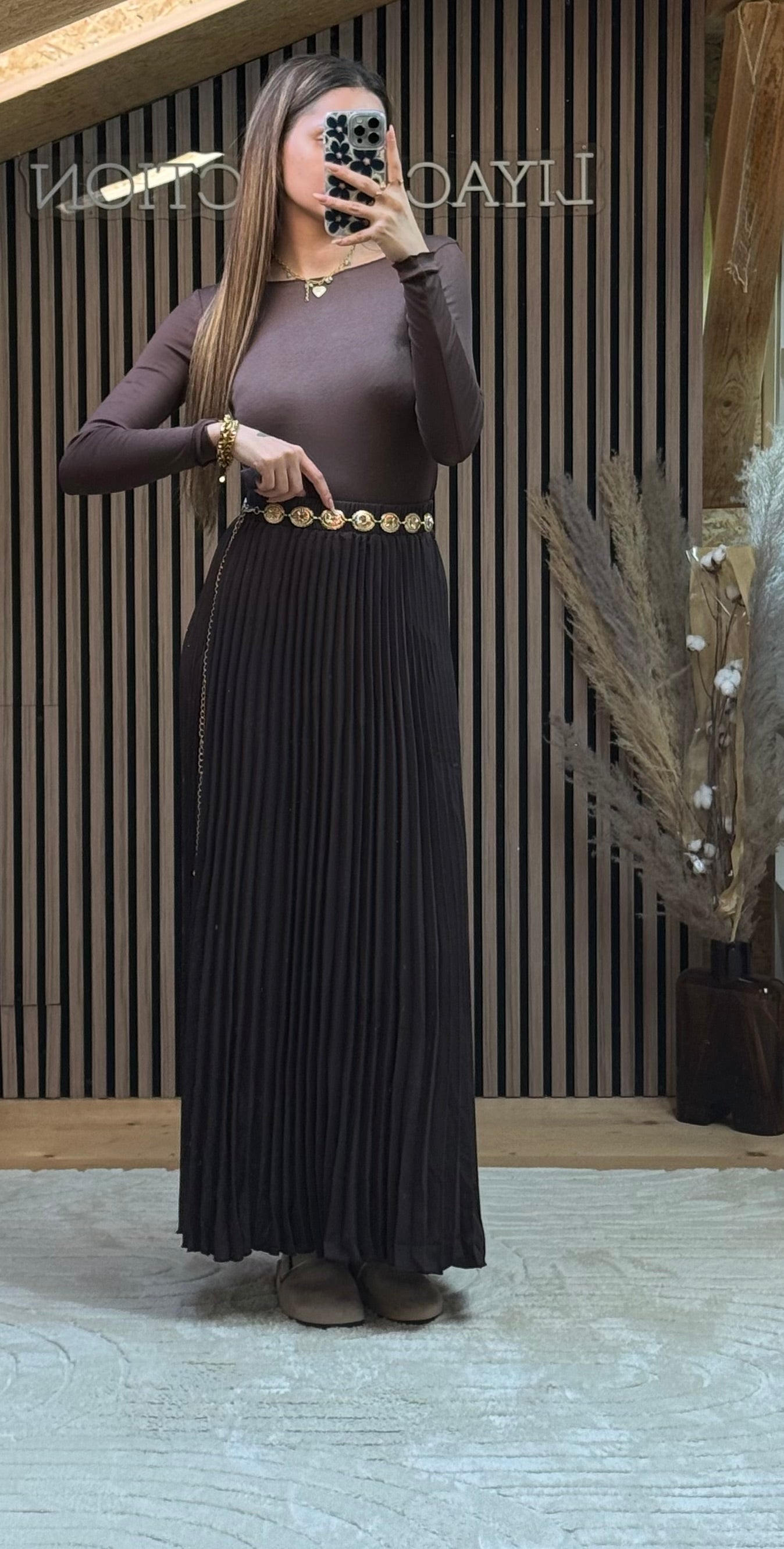 Jupe Ilyana Chocolat