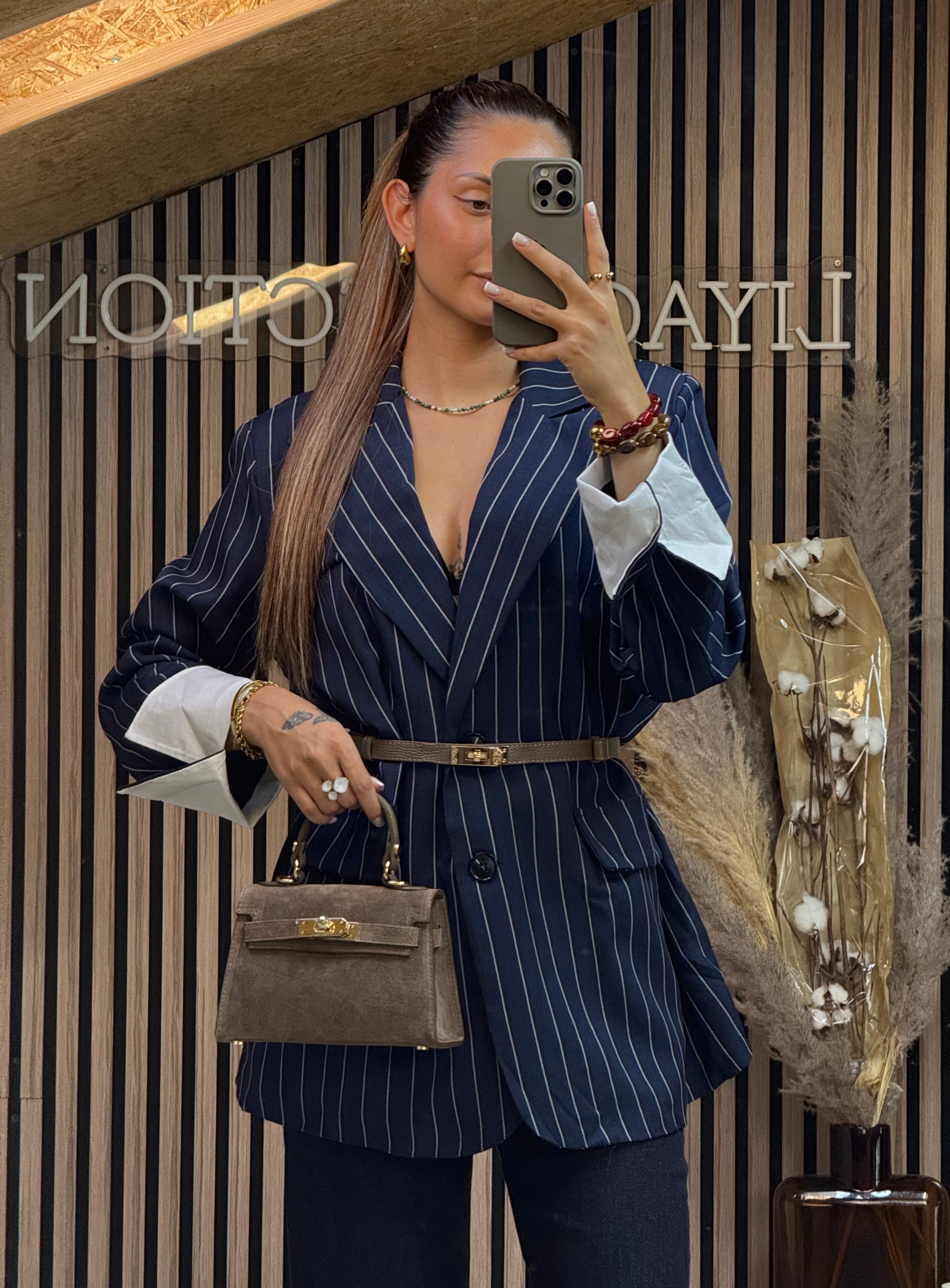 Blazer Kera Bleu Marine