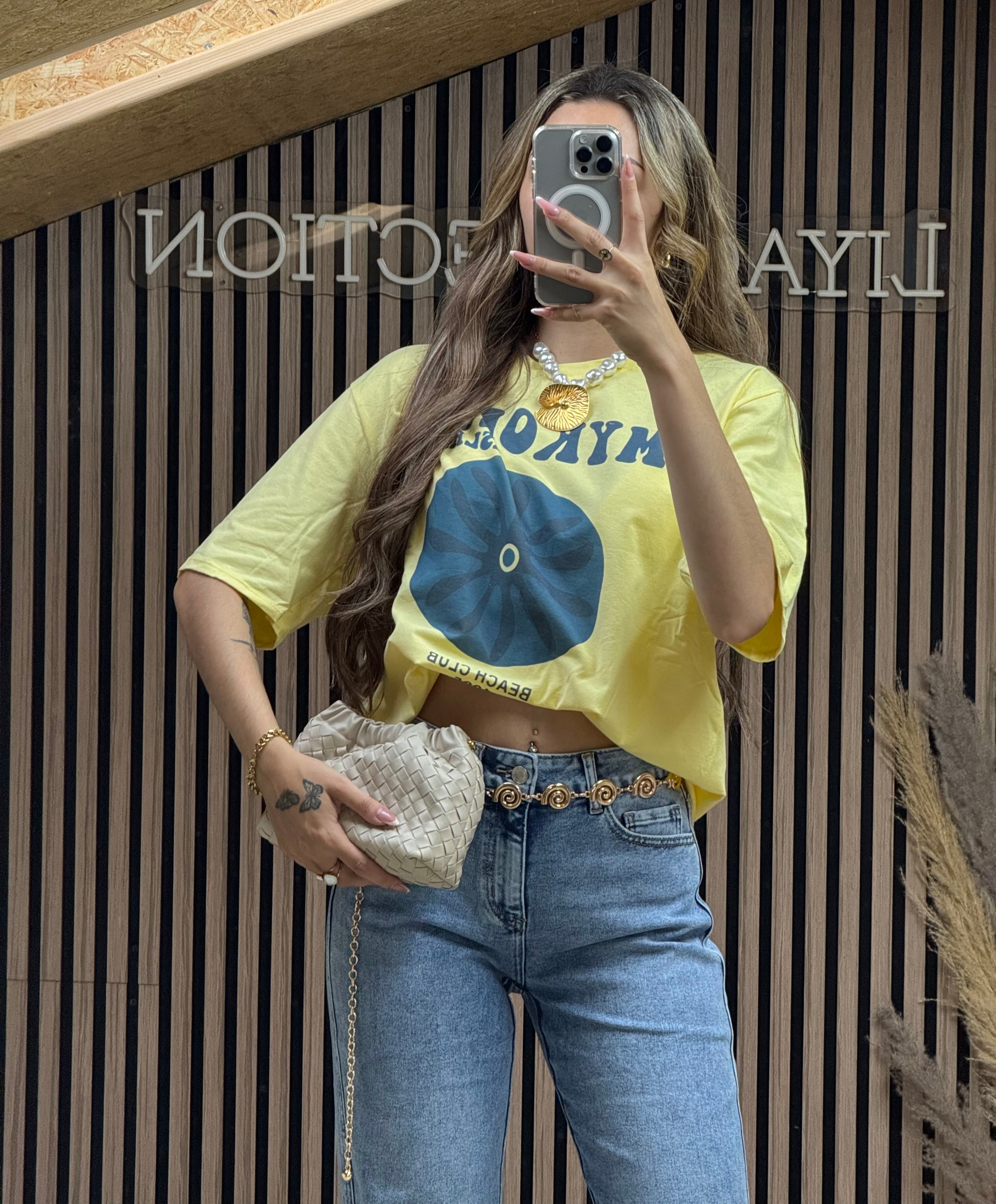 T-Shirt Mykonos Jaune