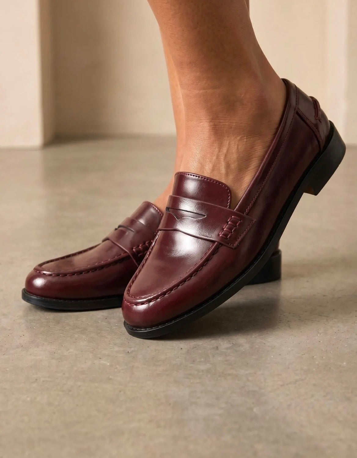Mocassins Bordeaux