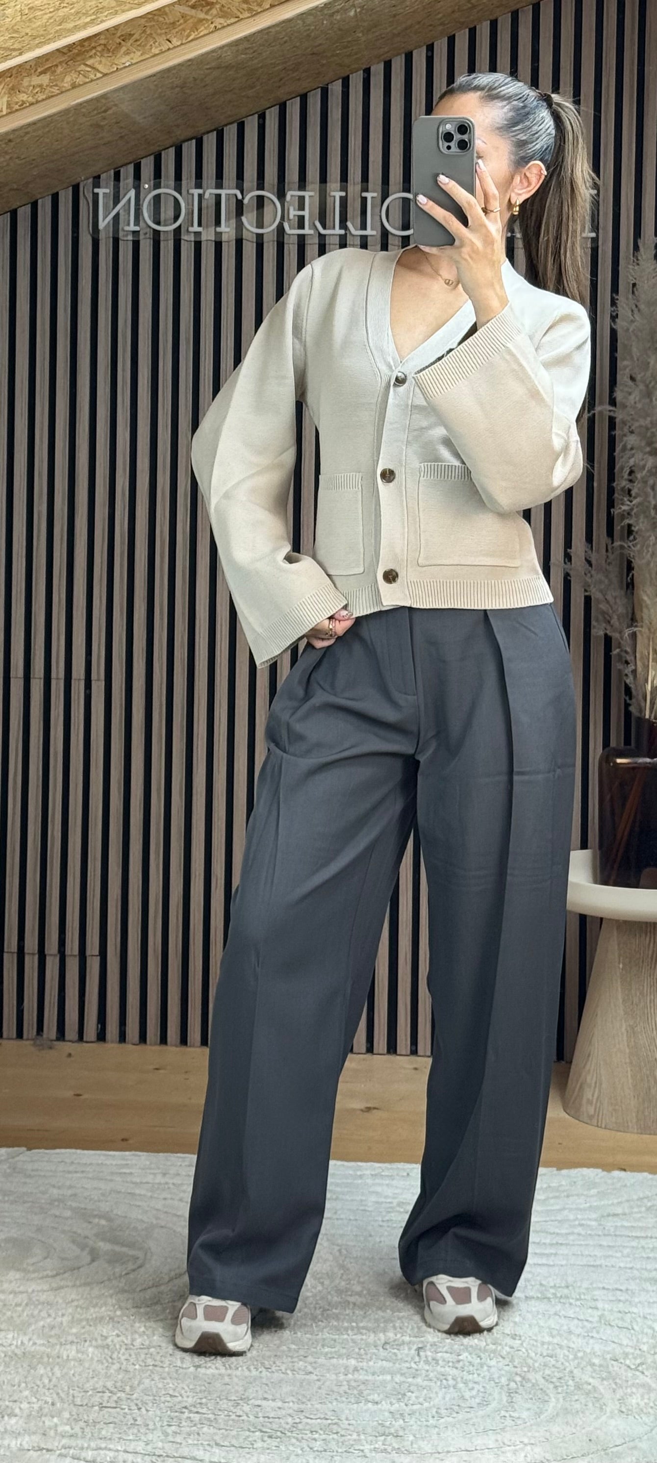 Cardigan Leila écru