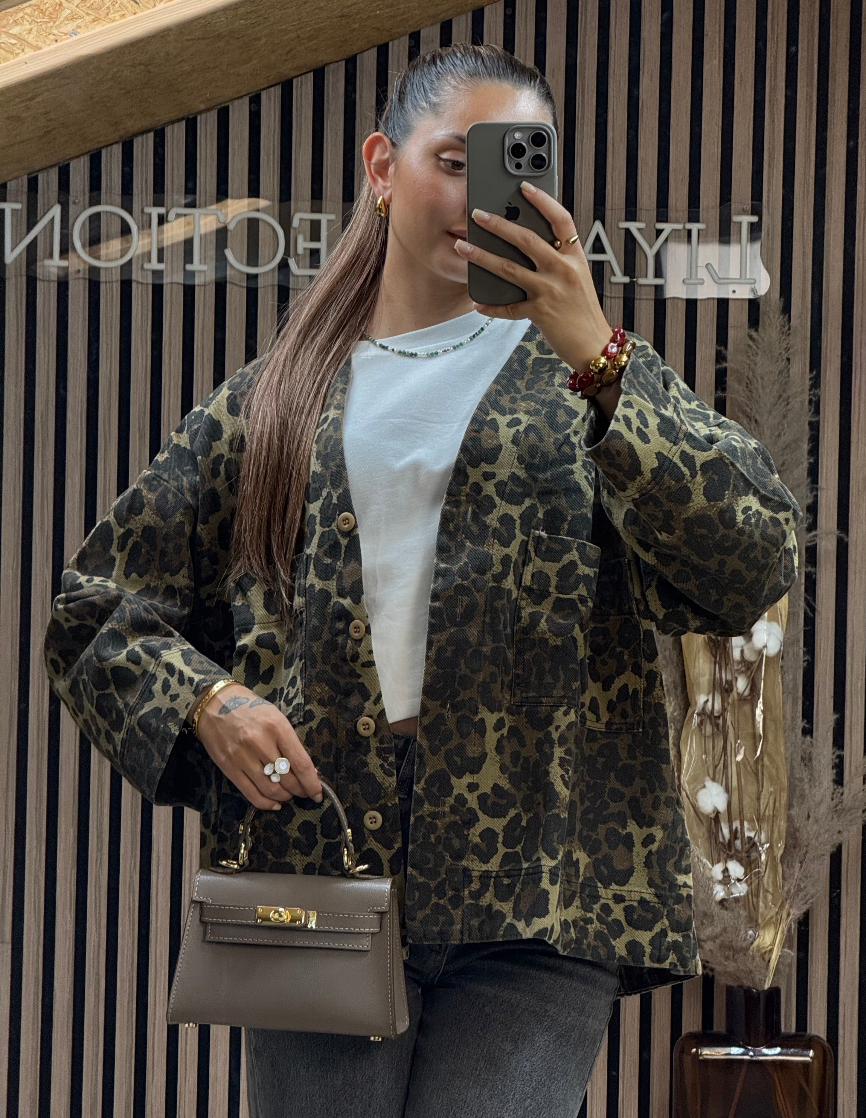 Veste Leonie Léopard